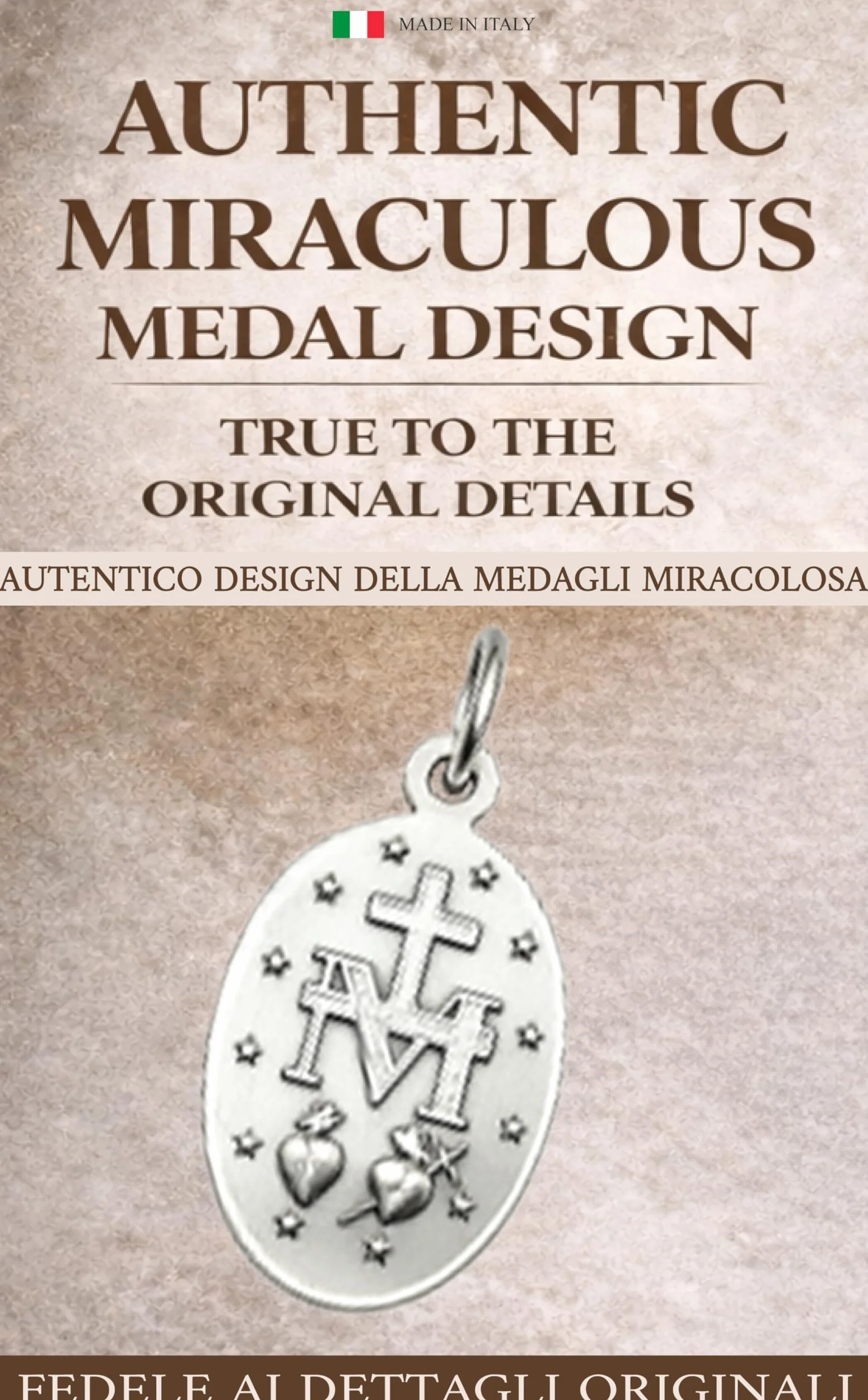 MIRACOLOSOWA MEDAGLIA - ORYGINALNA - 100% MADE WŁOCHY -