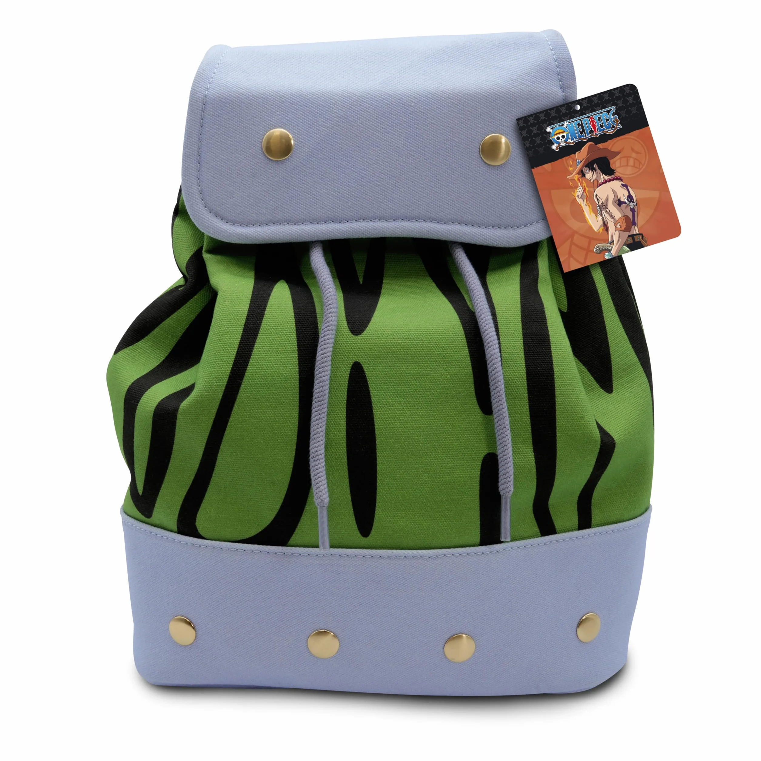 ABYSTYLE ONE PIECE Torba replika Portgas D. Ace 35x30x12cm zielony czarny biały