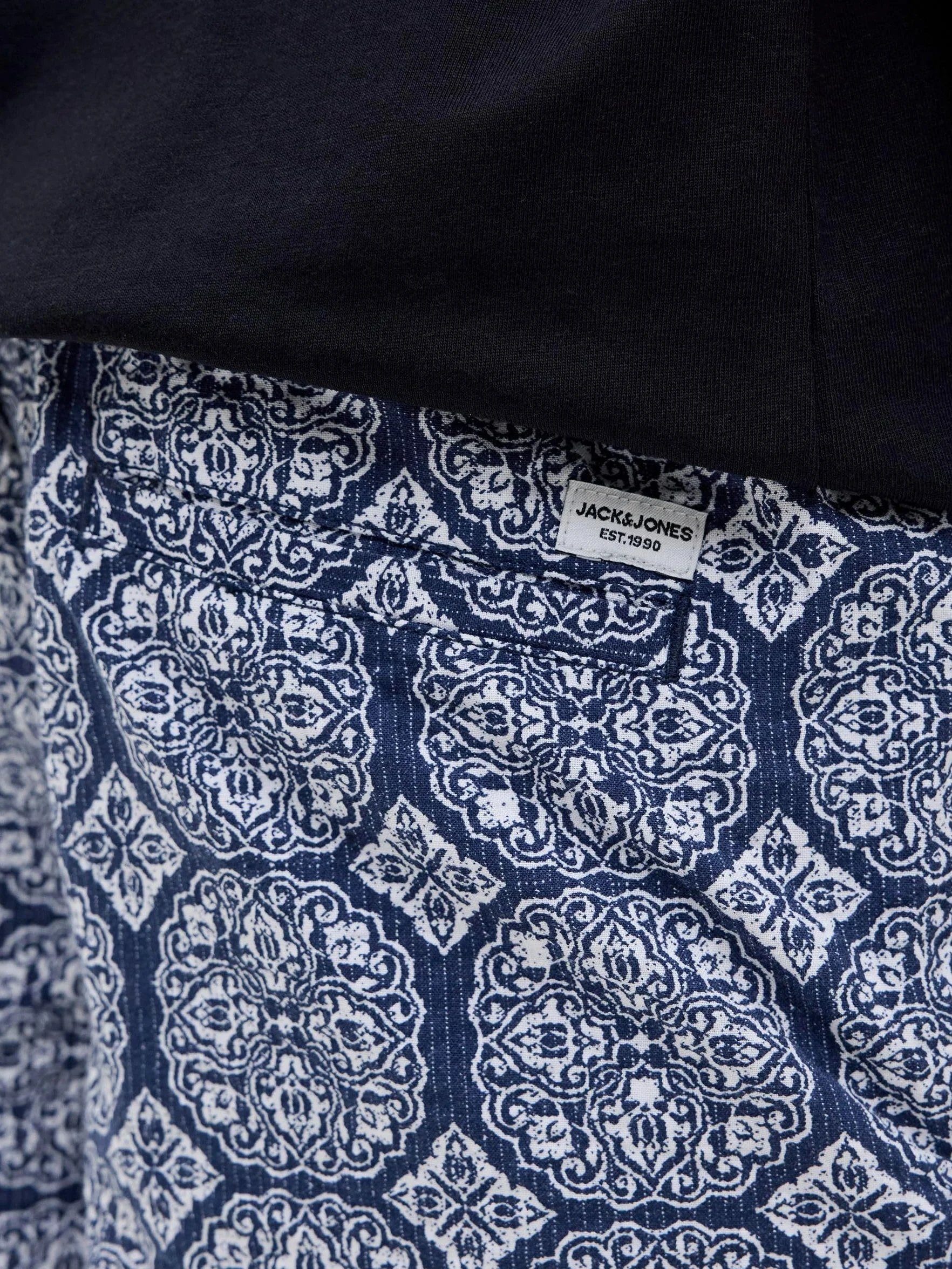 JACK & JONES Jpstjaiden Seersucker Aop Short Mi Jnr - Jpstjaiden Seersucker Aop Short Mi Jnr Mężczyźni