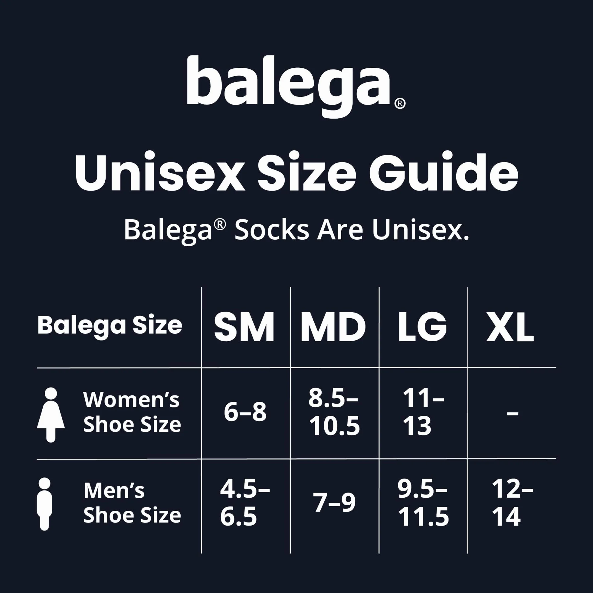 Balega Unisex Hike Performance Crew skarpety, Fathom Blue, L