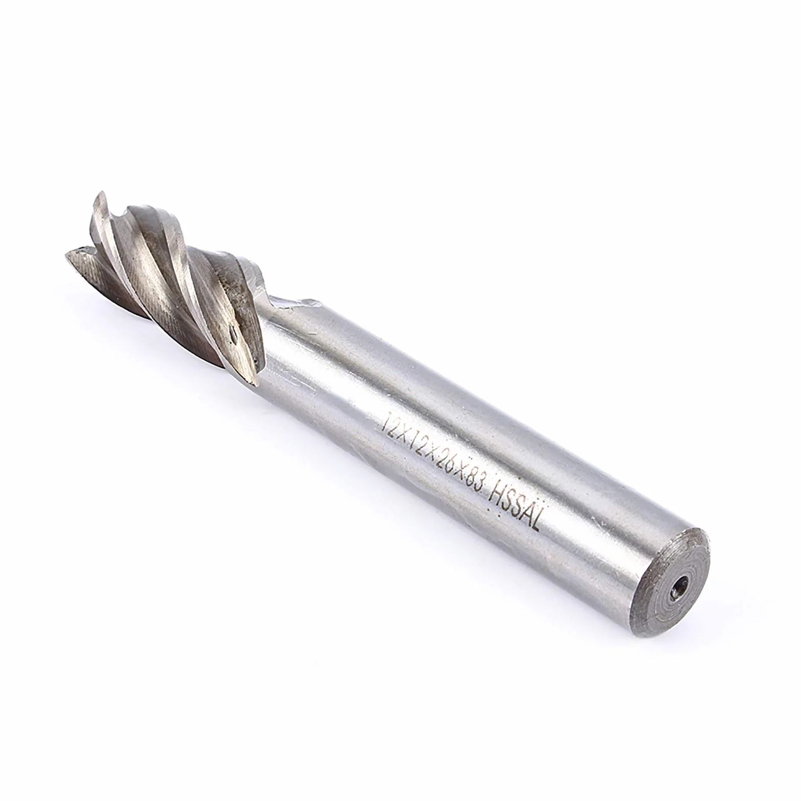 Frez, 12mm Stal Szybkotnąca 4 Flet Prosty Wiertło Tnące Bit Shank Power Frezarka Węglik Spiekany Upcut CNC Frezy Tiain Powlekane