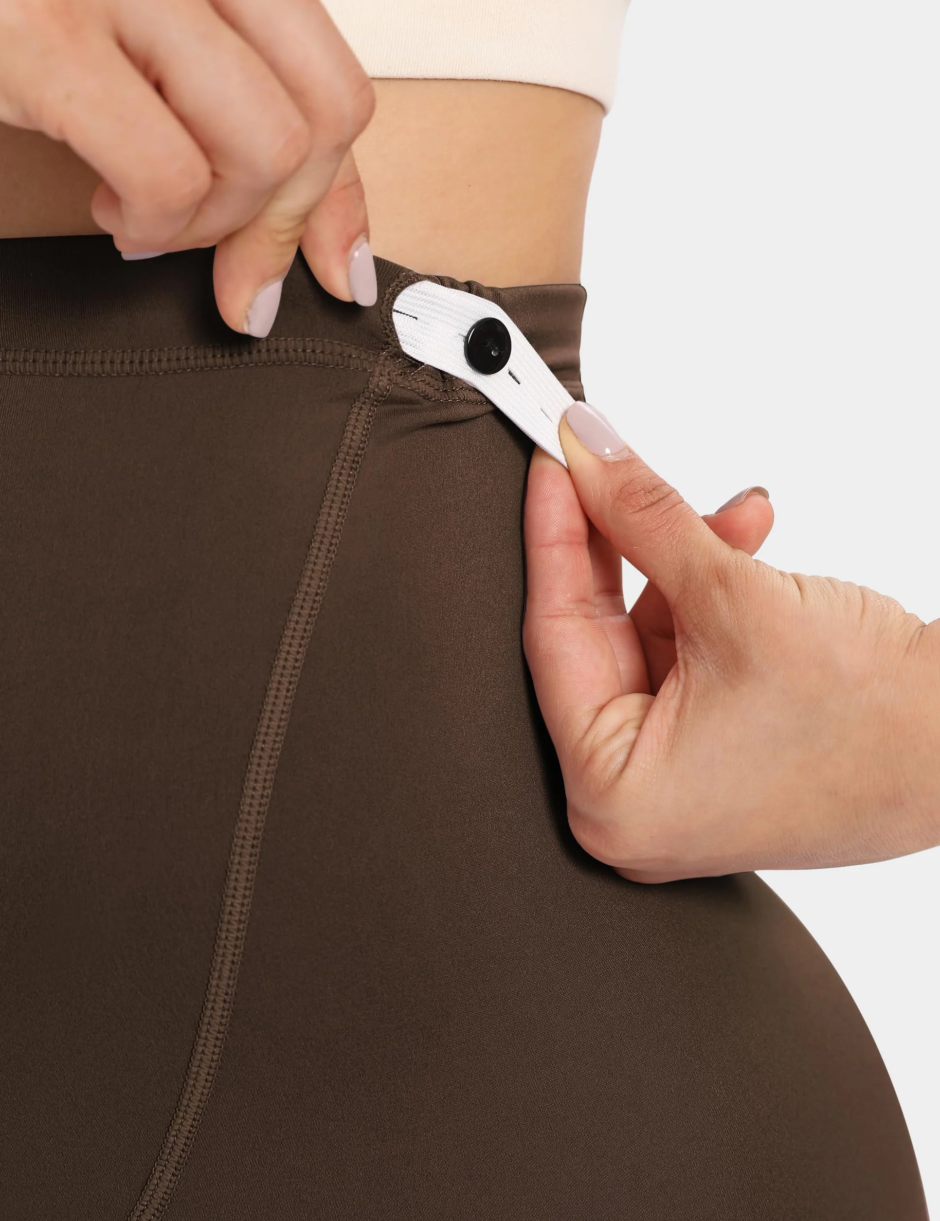 Buttergene Damskie legginsy ciążowe dla kobiet w ciąży odzież aktywna trening joga spodnie