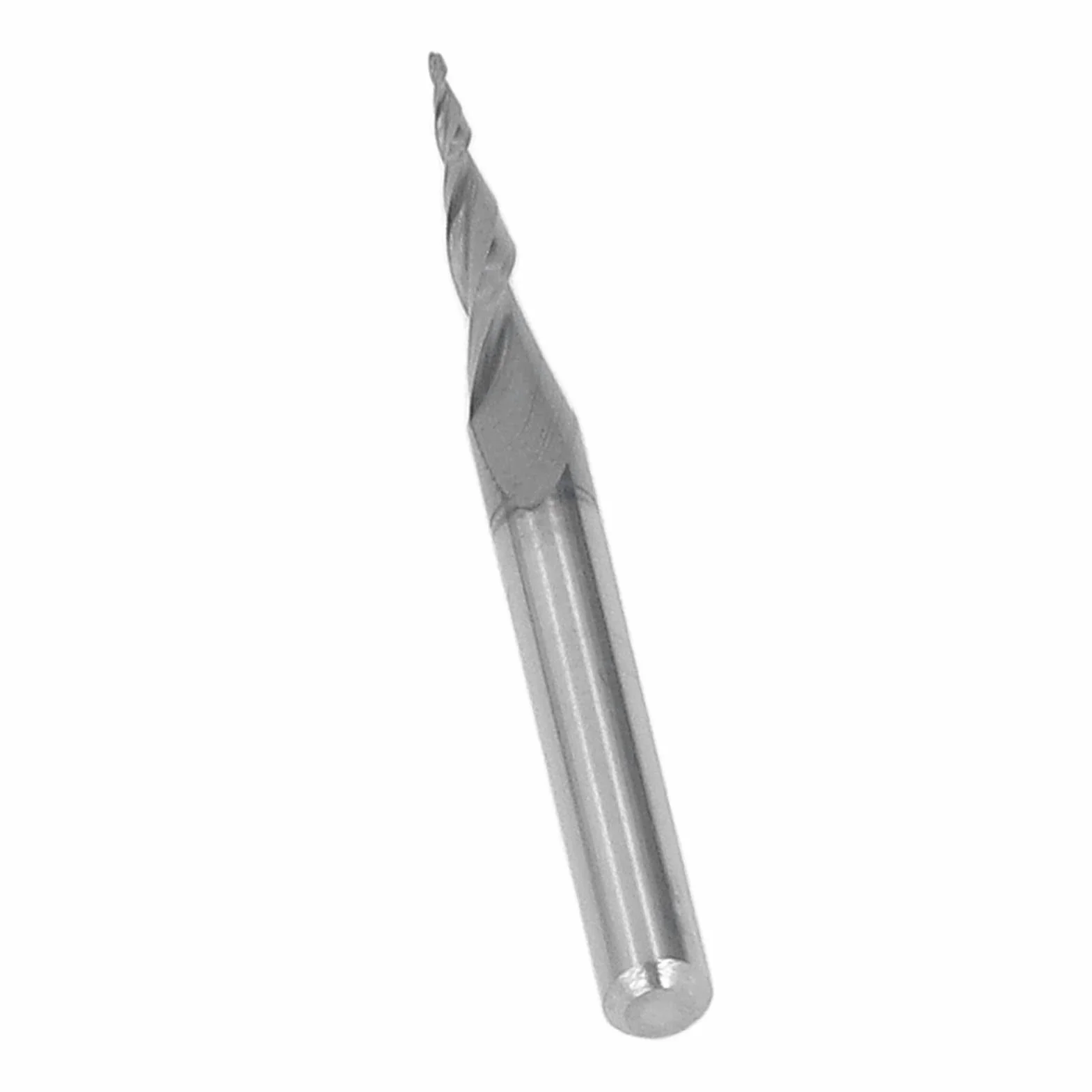 Frez kulowy CNC spiralny stożkowy frez kulowy ze stali wolframowej przedłużony frez trzpieniowy z węglika spiekanego do drewna aluminiowego