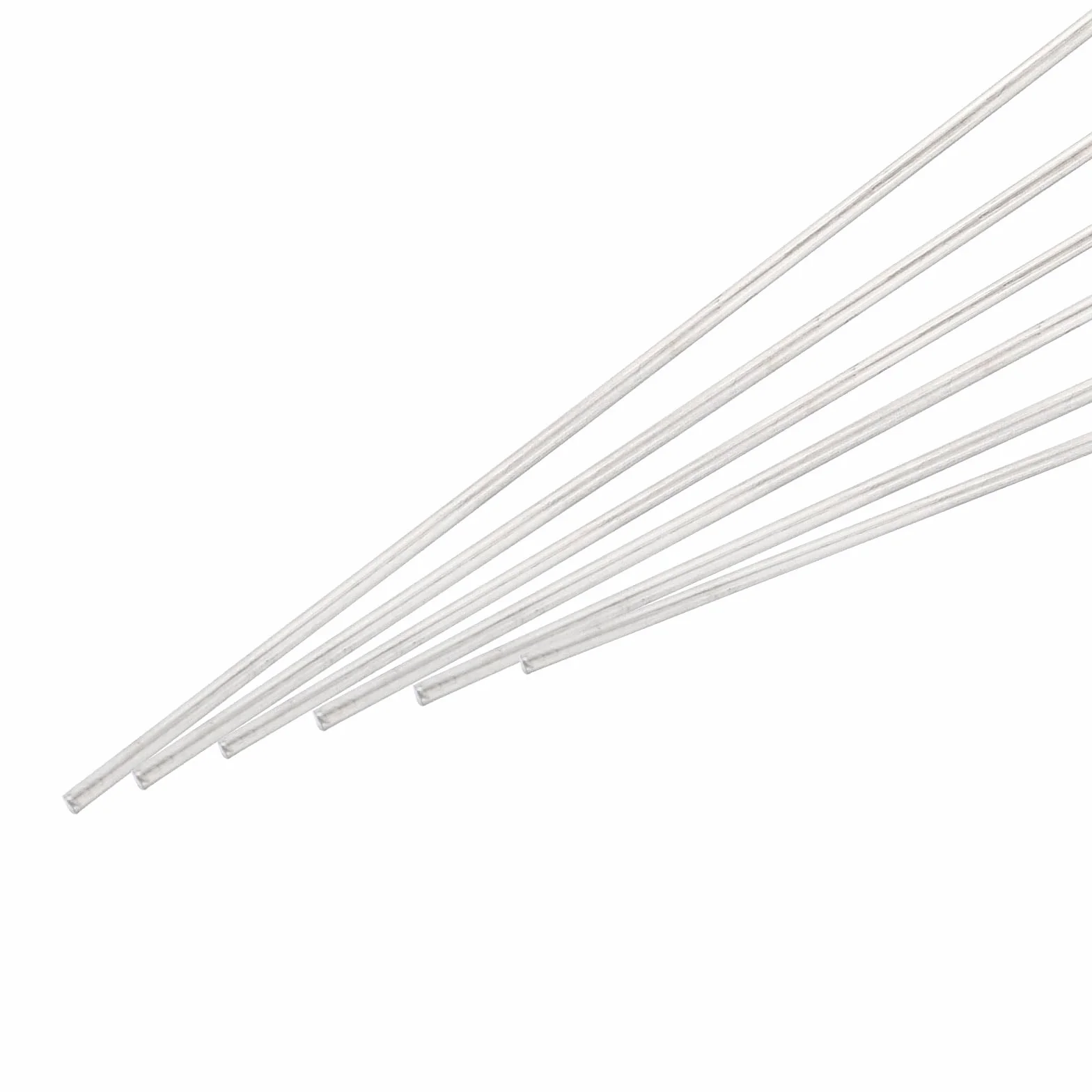 QUARKZMAN 6 szt. okrągły pręt ze stali nierdzewnej 304, 1 mm x 300 mm, do różnych projektów typu "zrób to sam", model samochodu samolotu