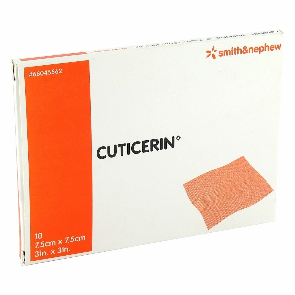 Smith & Nephew Zestaw 10 sterylnych maści Cuticerin CP 7,5 cm x 7,5 cm