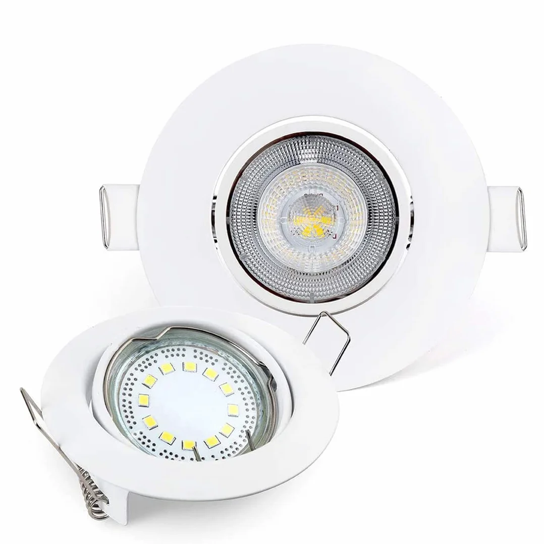 30 sztuk MR16 Pierścień sprężynowy mocujący lampę średnica 50 mm sprężynowy klips mocujący do lampy do większości lamp punktowych LED