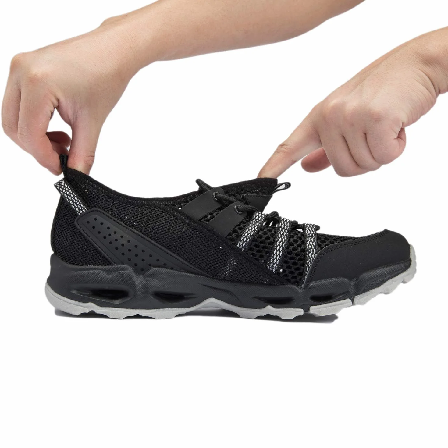 WOTTE Damskie buty trekkingowe antypoślizgowe oddychające siateczkowe rozmiar 36-44 EU