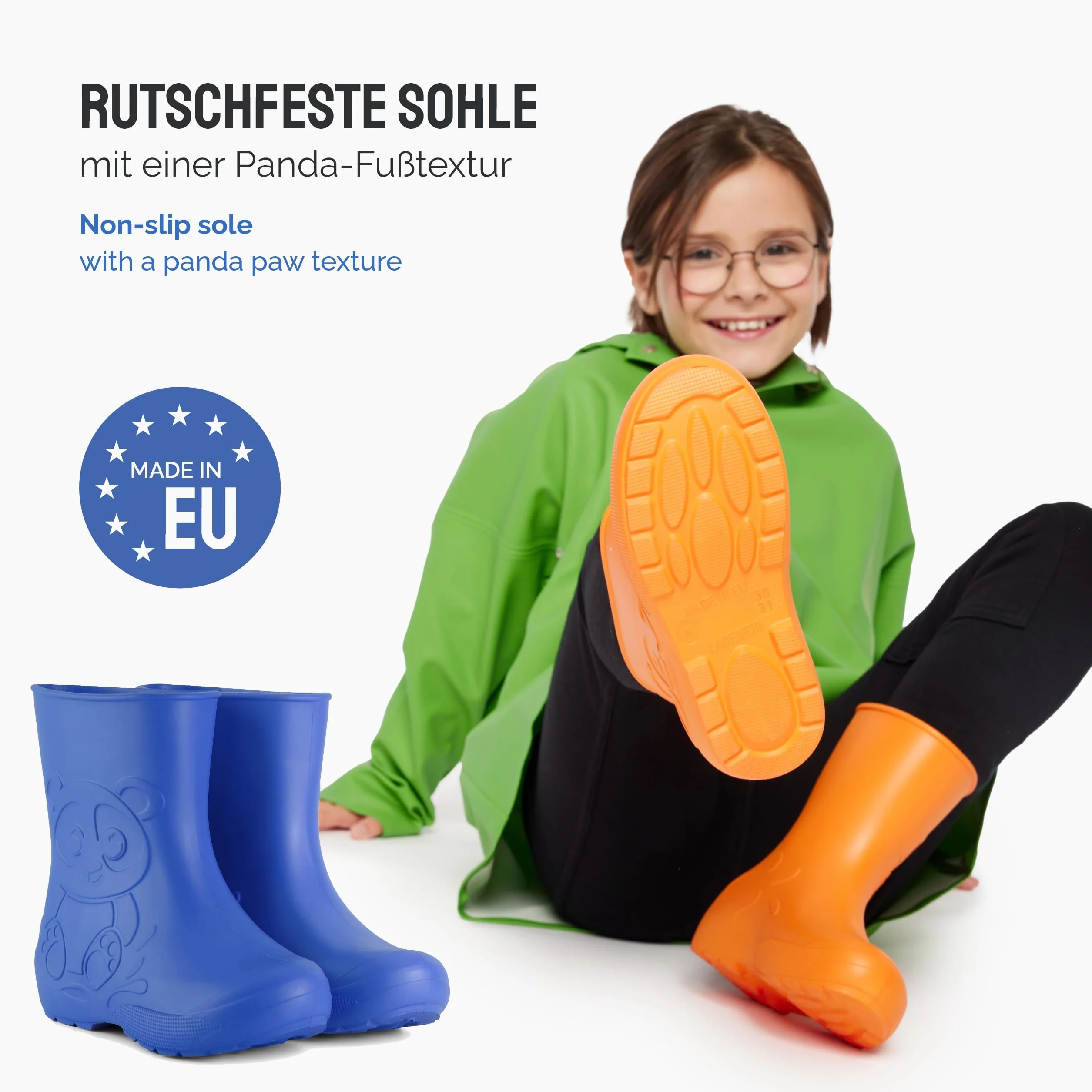 Ladeheid EVA Dziecięce Buty Gumowe PrzeciwDeszczowe LA-CA-10