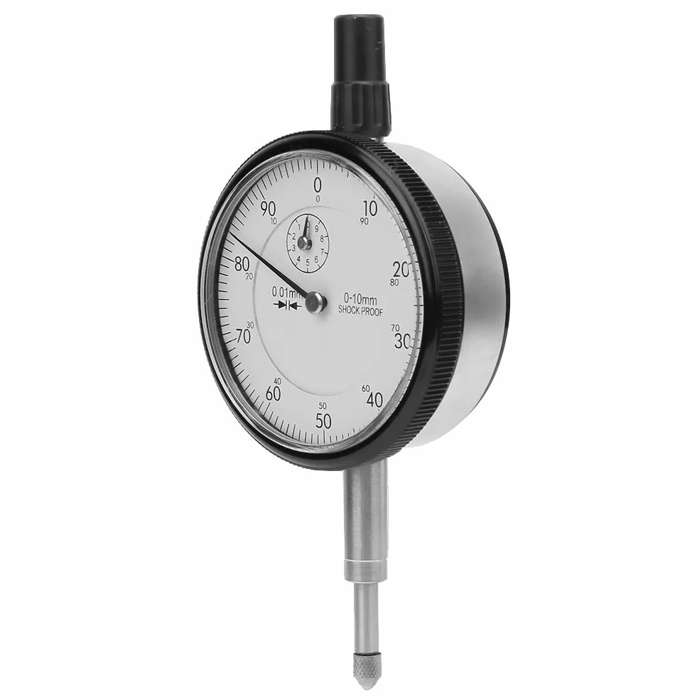 Tarcza, narzędzie pomiarowe, dokładność 0,01 mm, zakres 0-10 mm, wskaźnik tarczy, wyświetlacz mechaniczny, radełkowana konstrukcja, wysokiej jakości aluminiowa obudowa nie rdzewieje