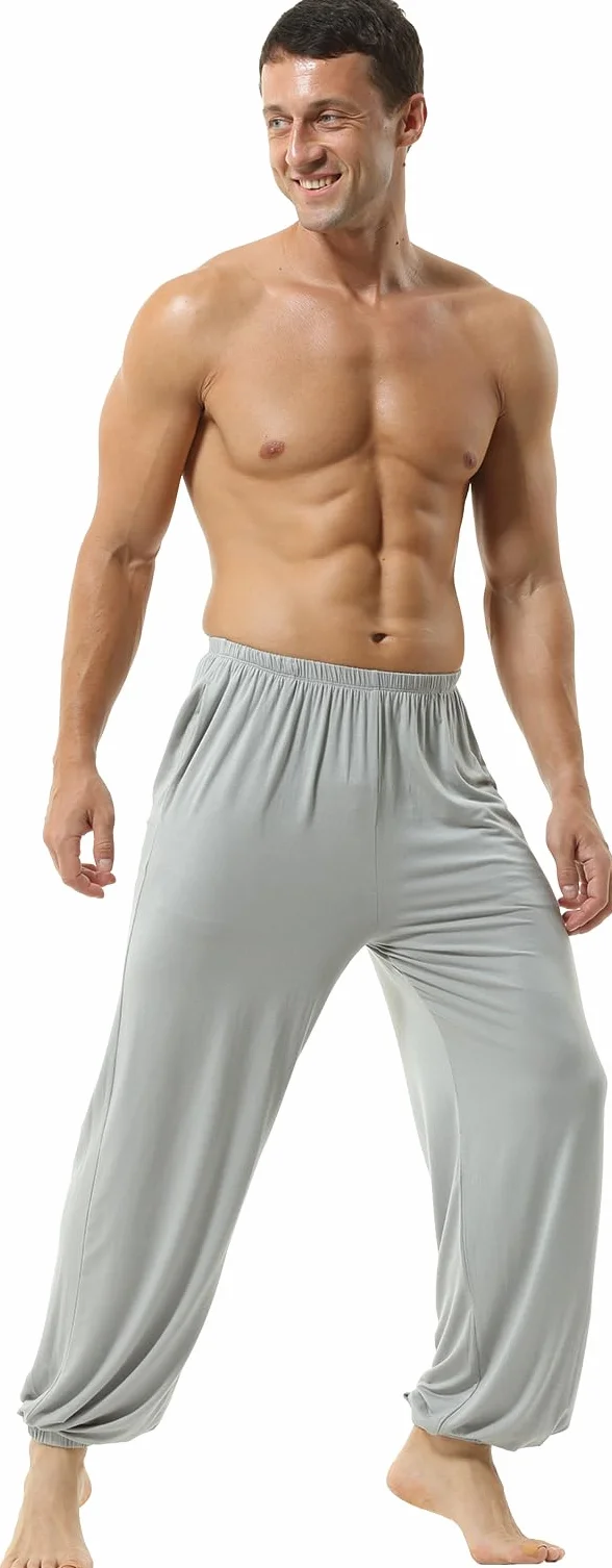 Hoerev Super Soft Modal Spandex Harem Yoga Pilates Spodnie