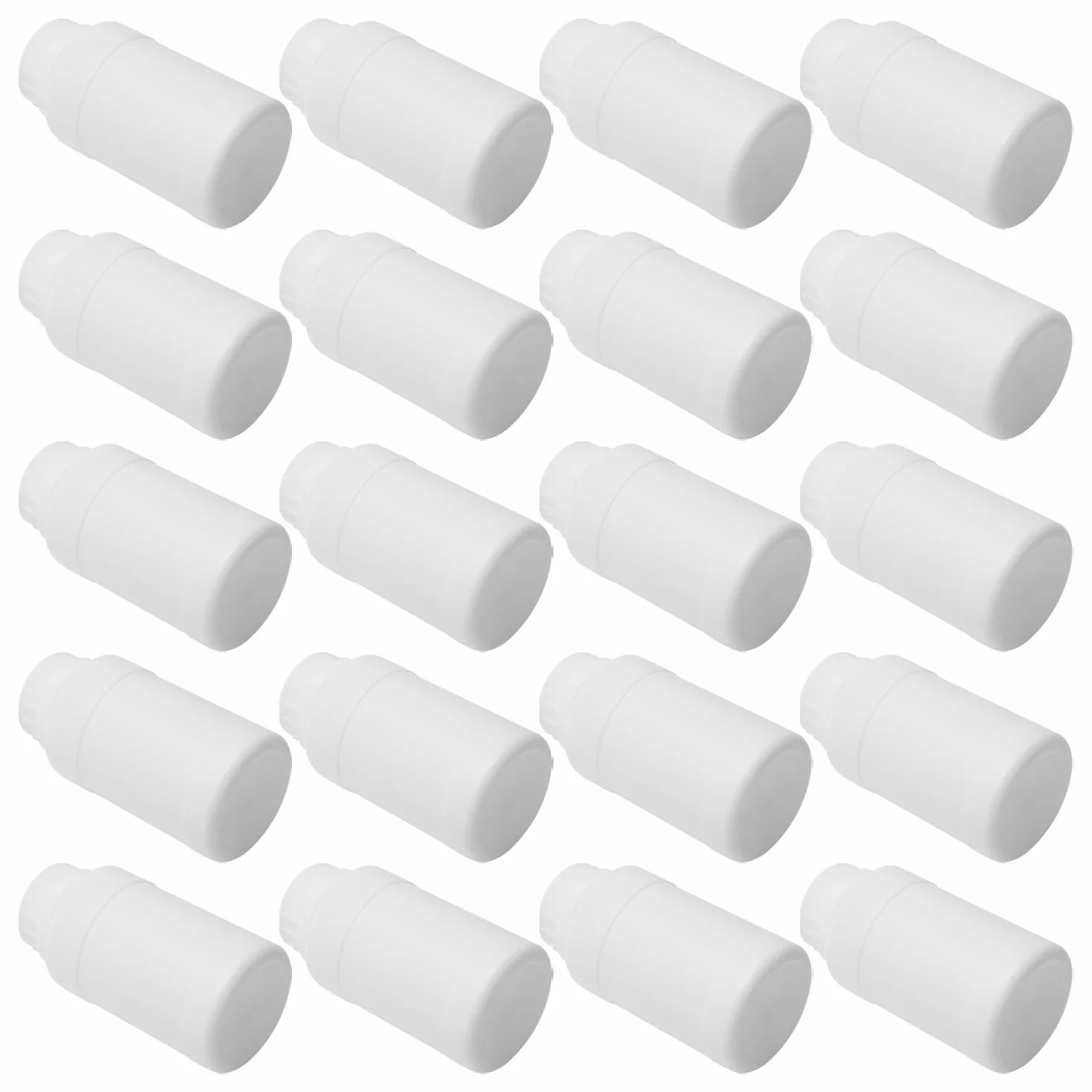 Othmro 20 szt. plastikowych butelek 250 ml, laboratoryjna butelka na odczynniki chemiczne, długość 119 mm szeroka butelka na odczynnik laboratoryjny, pojemnik do przechowywania próbek do