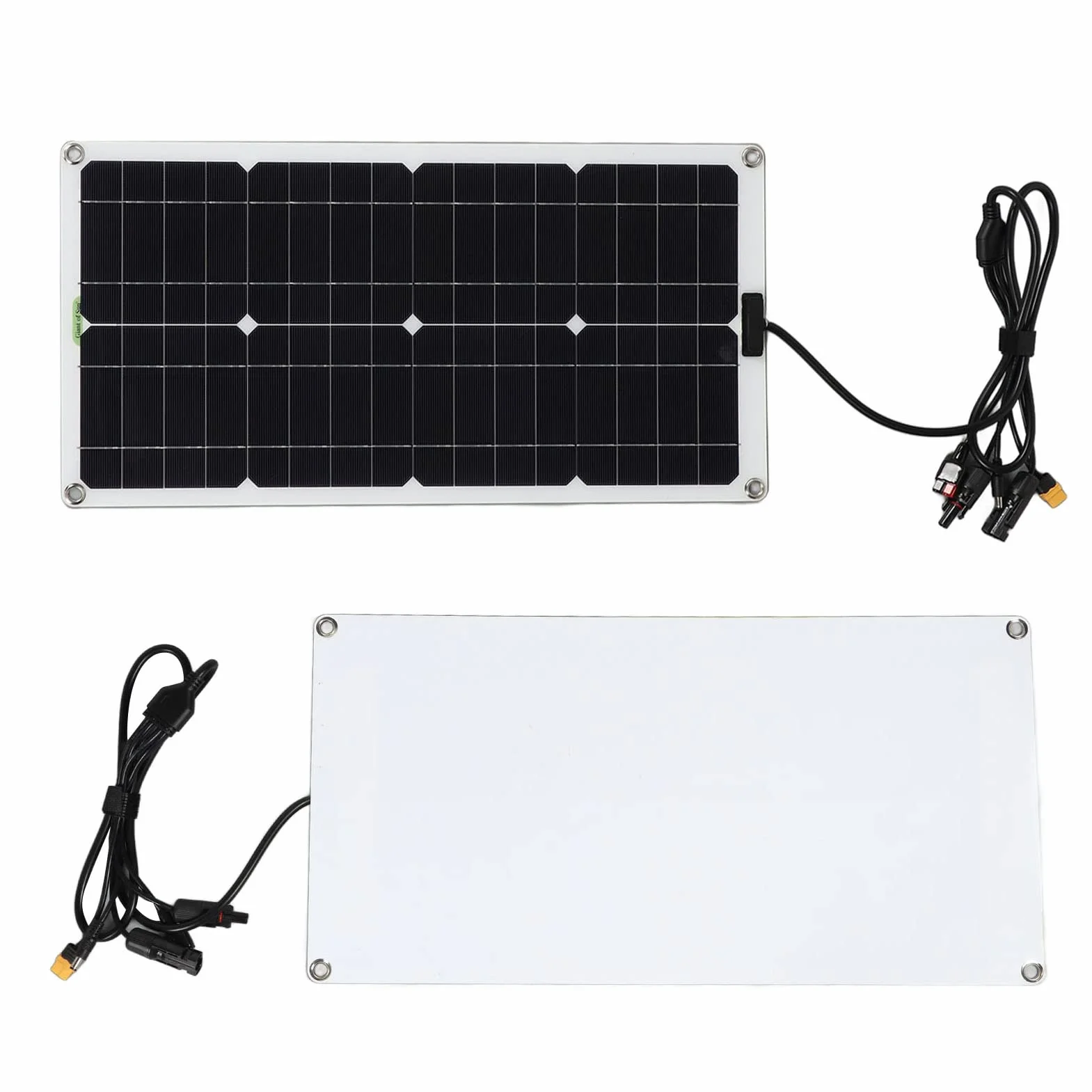 100W Monokrystaliczny Krzemowy Panel Słoneczny, Panel Słoneczny z Wielofunkcyjnym Interfejsem Domowe Zasilanie Awaryjne Zestaw Falownika Słonecznego do Biwakowania na Zewnątrz