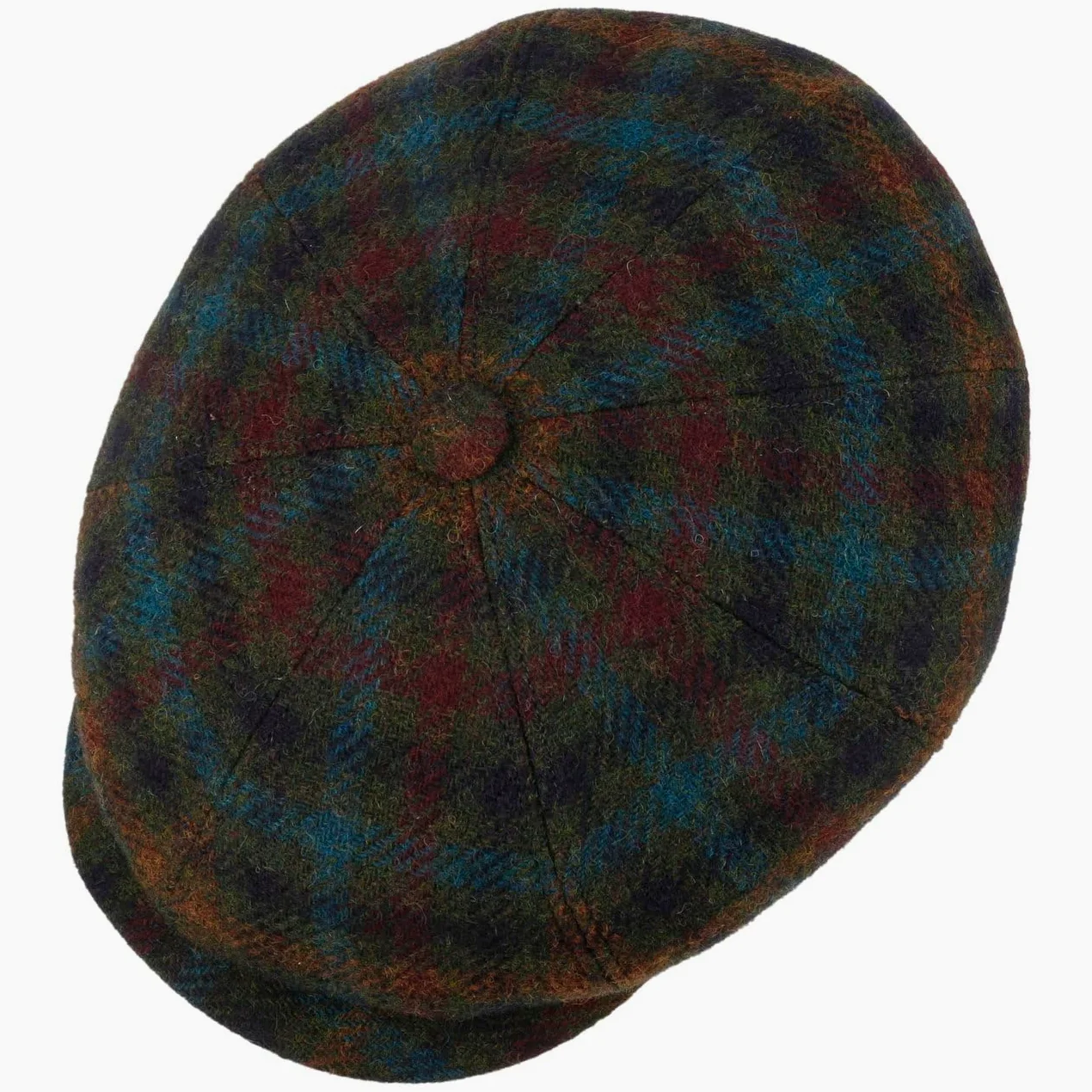 Stetson Hatteras Haworth Wool płaska czapka z daszkiem czapka balonowa męska – Made in The EU z daszkiem, na jesień, zimę, jesień i zimę