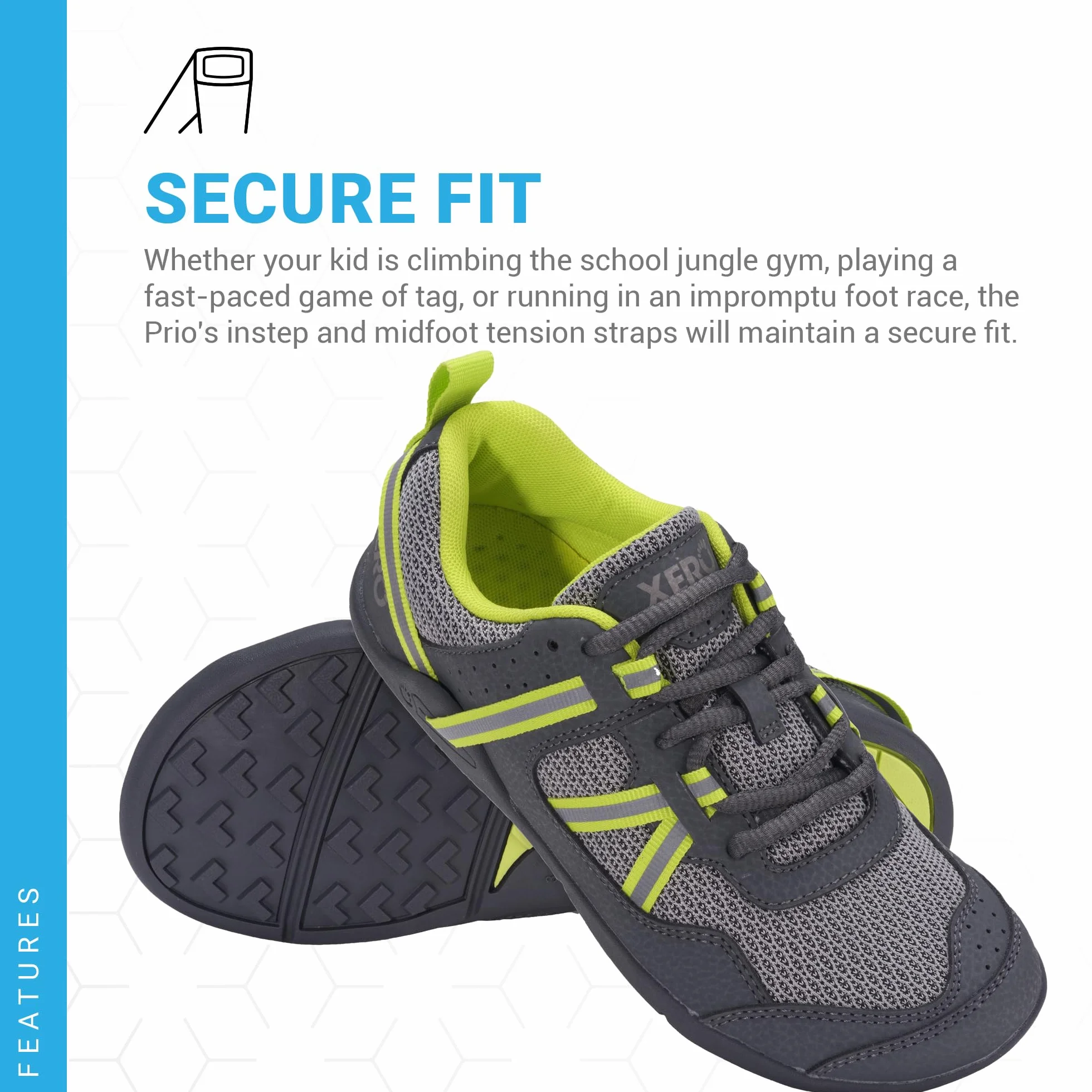 Xero Shoes Buty do biegania dla dzieci dla chłopców i dziewczynek, lekkie, zero drop, uczucie chodzenia boso