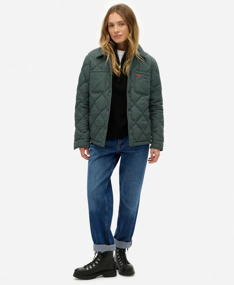 Superdry Damska pikowana kurtka robocza