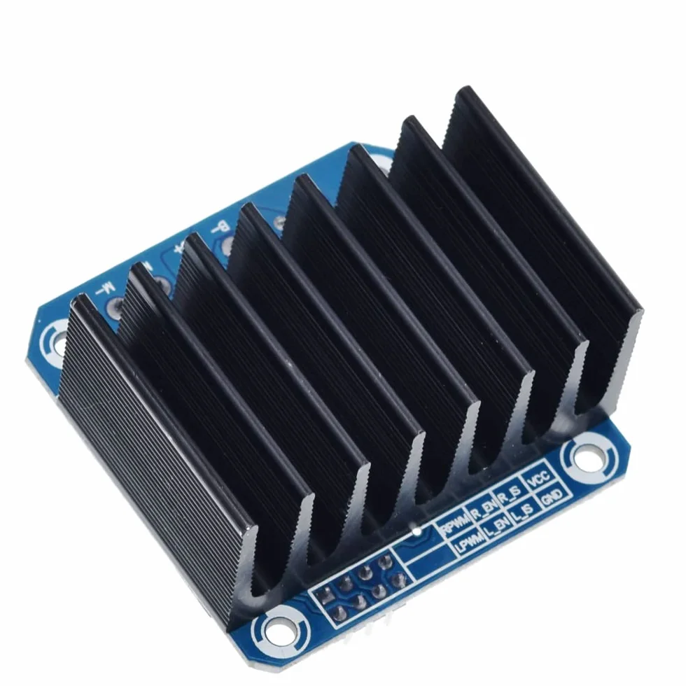 DollaTek BTS7960 modu? sterownika silnika o du?ej mocy 5,5 V do 27 V 43 A/modu? sterownika inteligentnego samochodu