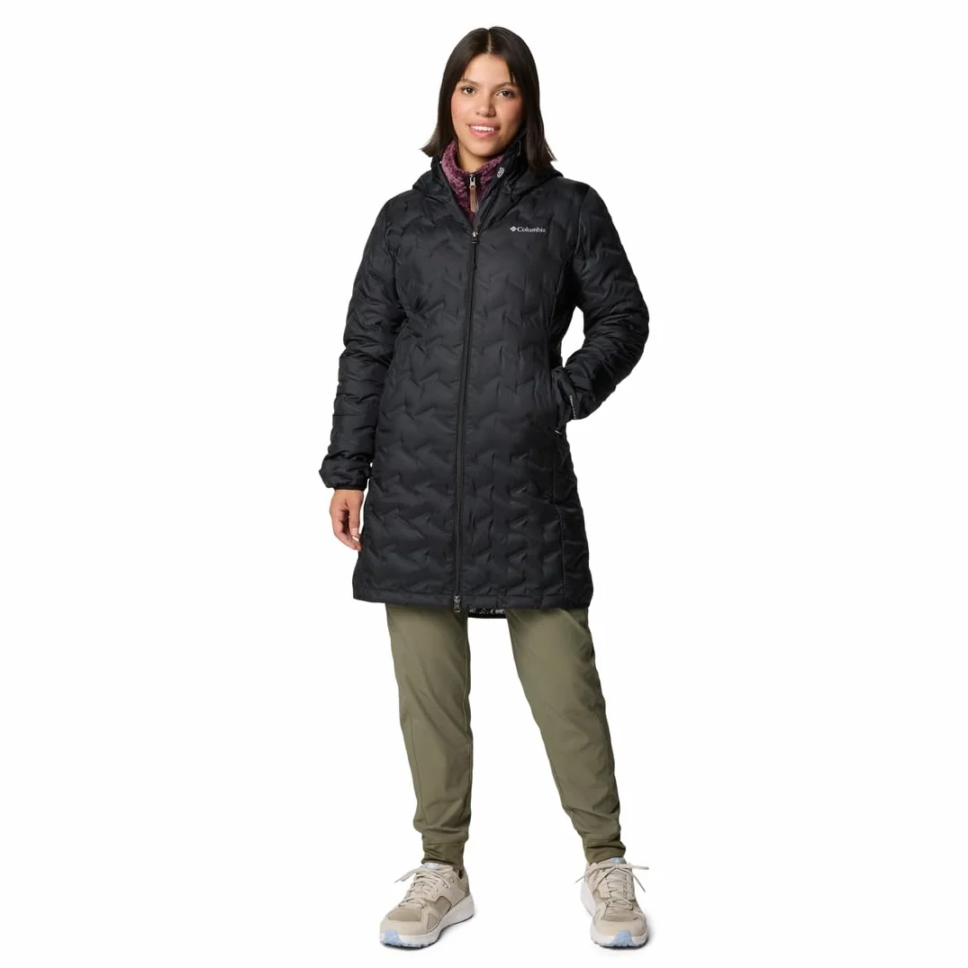 Columbia Damska długa kurtka puchowa Delta Ridge 2, czarna, XL