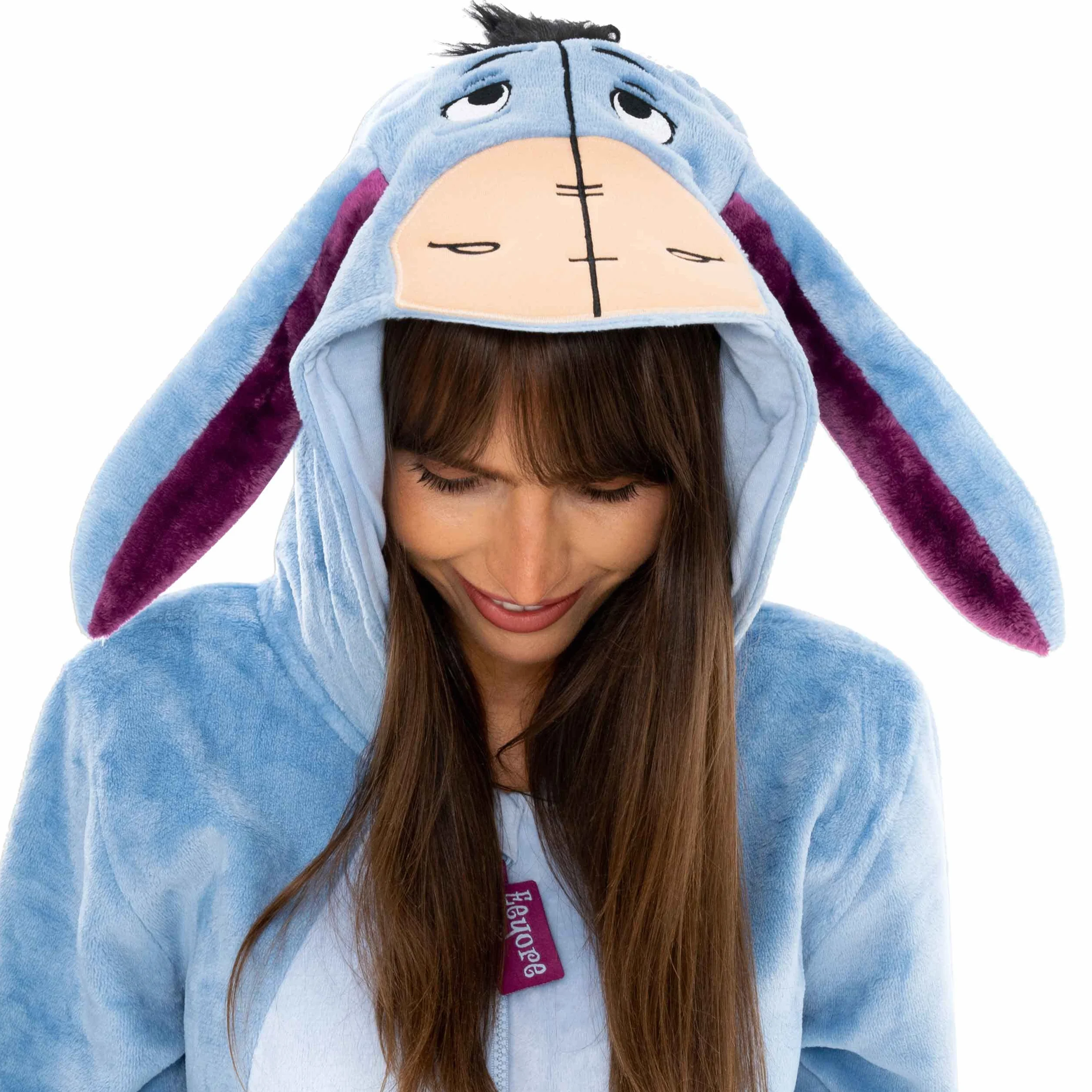 Onesie Disney Z Eeyore Dla Kobiet | Kostium Dla Dorosłych Z Eeyore | Damskie Pidżamy Polarowe | Oficjalna Merchandise Z Kubusia Puchatka