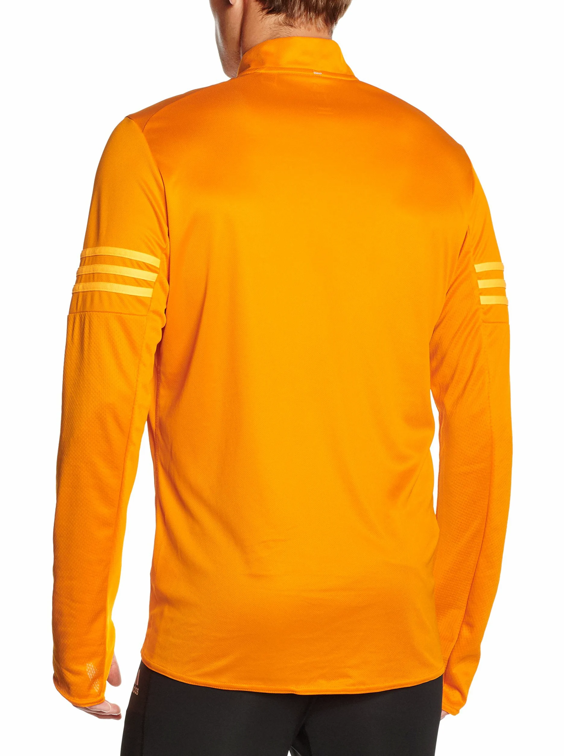 adidas Adidas Męska koszulka z długim rękawem RS z zamkiem 1/2 - zielony/VERMIN/VERIMP, S Mężczyźni Rs 1/2 Zip Long Sleeve