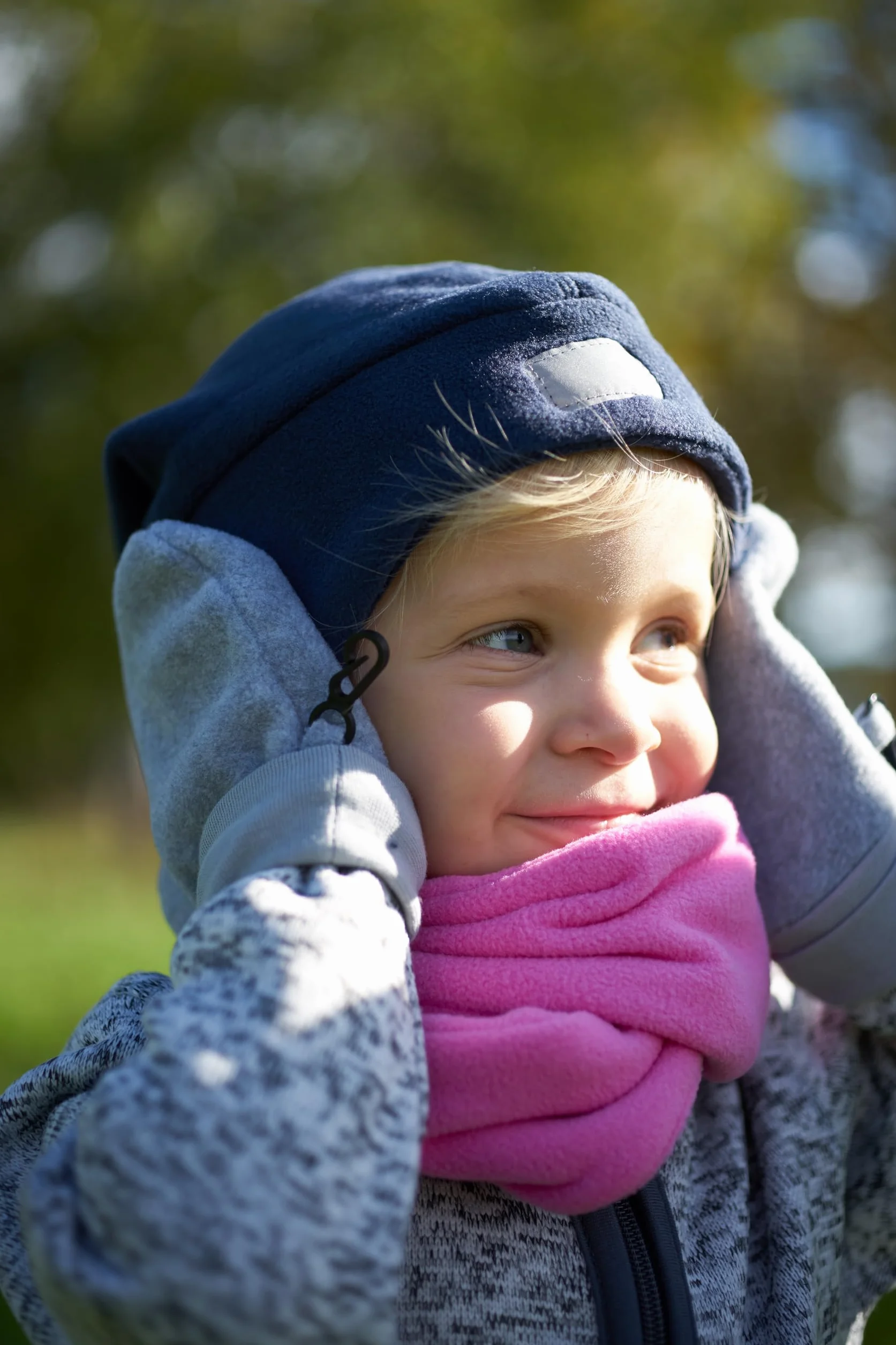 Playshoes Unisex szal polarowy, miękki okrągły szal odpowiedni na zimne dni