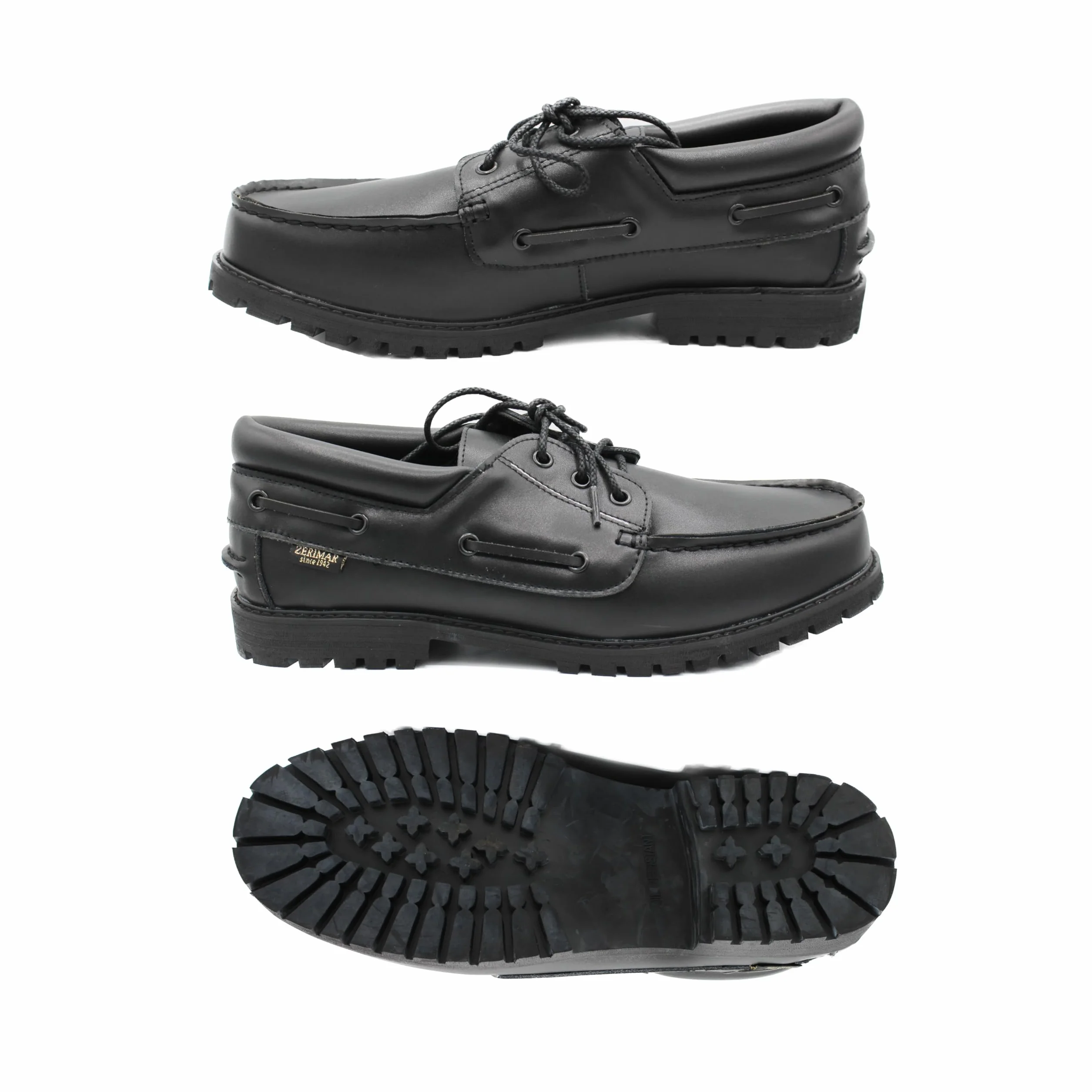 Zerimar Skórzane buty | Żeglarskie męskie lato | Męskie buty żeglarskie | Mokasyny Man