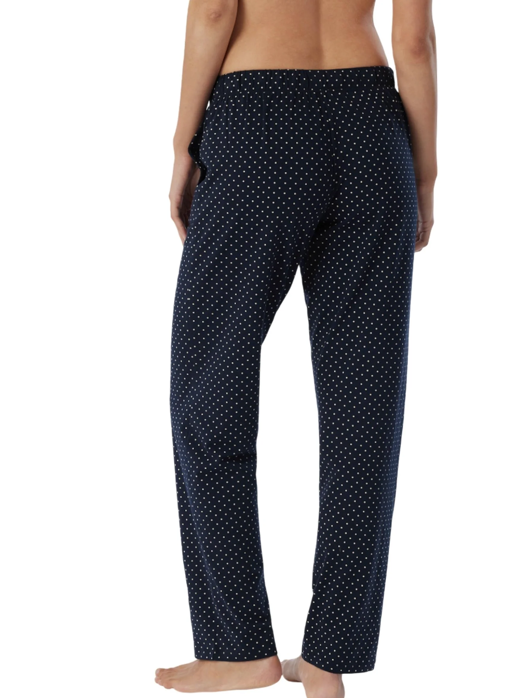 Schiesser Damen Schlafhose lang Baumwolle gemustert Mix + Relax