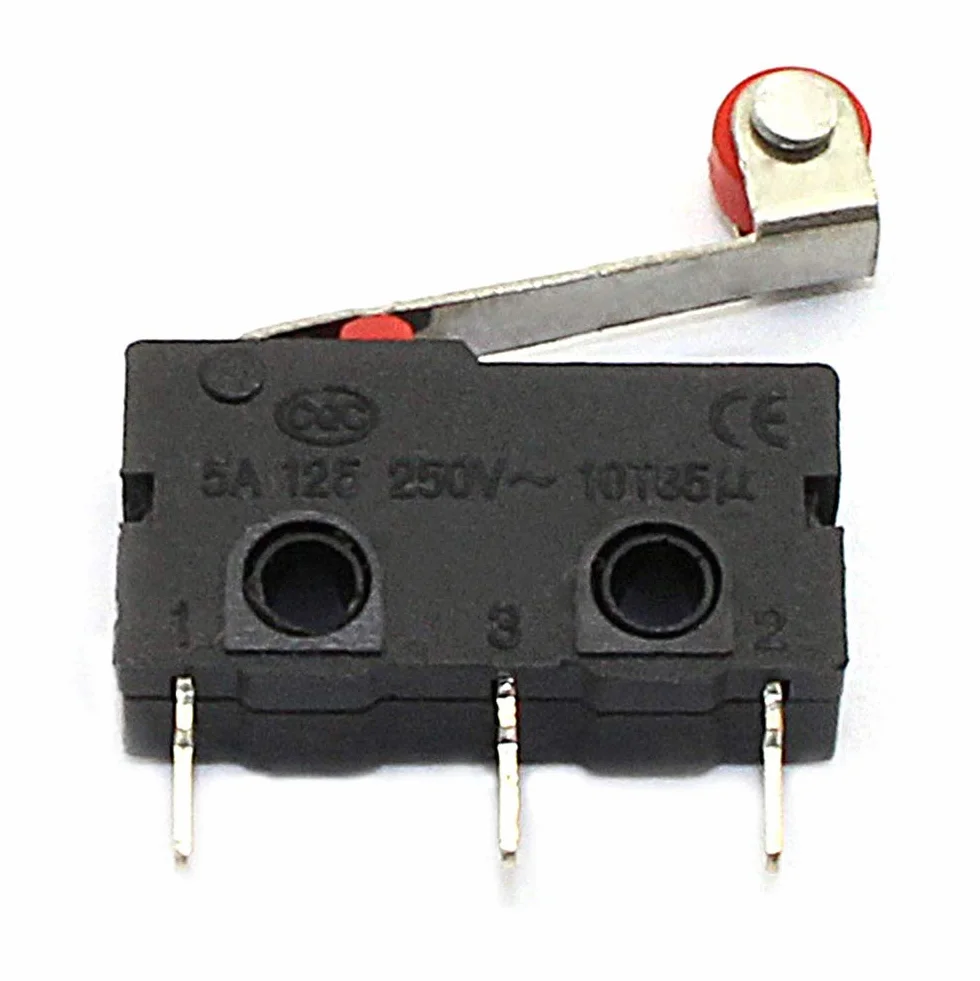 20 sztuk 3-pinowych przełączników dźwigniowych AC 5 A 125 V 250 V SPDT 1NO 1NC Momentary PCB Terminals Close/Open Switch