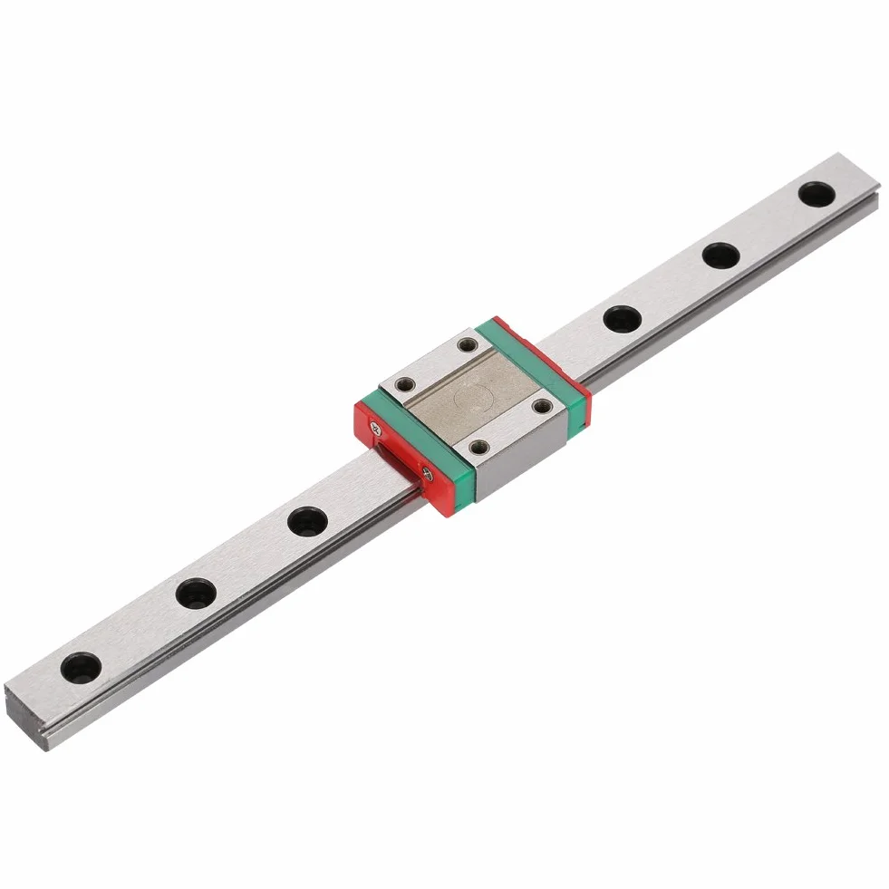 LML12B miniaturowa prowadnica liniowa szerokość 12 mm + blok ślizgowy (200 mm)