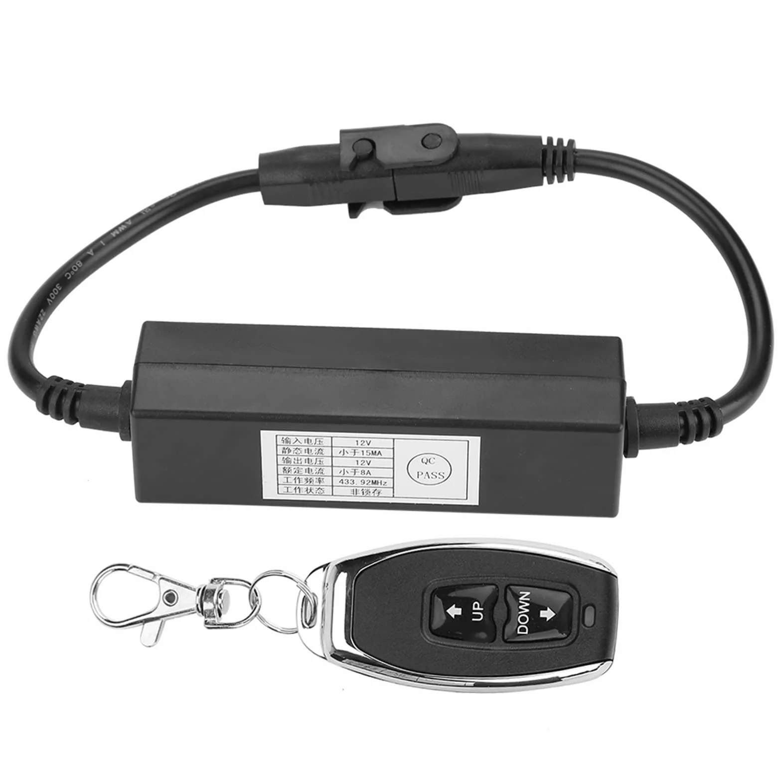 Elektryczny Siłownik Liniowy Zdalne Sterowanie Silnik Liniowy DC 12V Bezprzewodowy Pilot Zdalnego Sterowania Do Przodu Do Tyłu Przełącznik DPDT Łatwa Instalacja Wysoka czułość Do