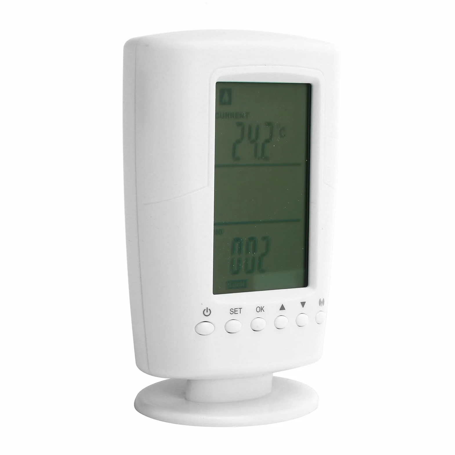 Gniazdo Termostatu, Regulator Temperatury LCD z Podświetlanym, Bezprzewodowym, Zdalnie Programowalnym Gniazdem Termostatu, 0-60℃ / 32‑140℉(Wtyczka EU 230V)