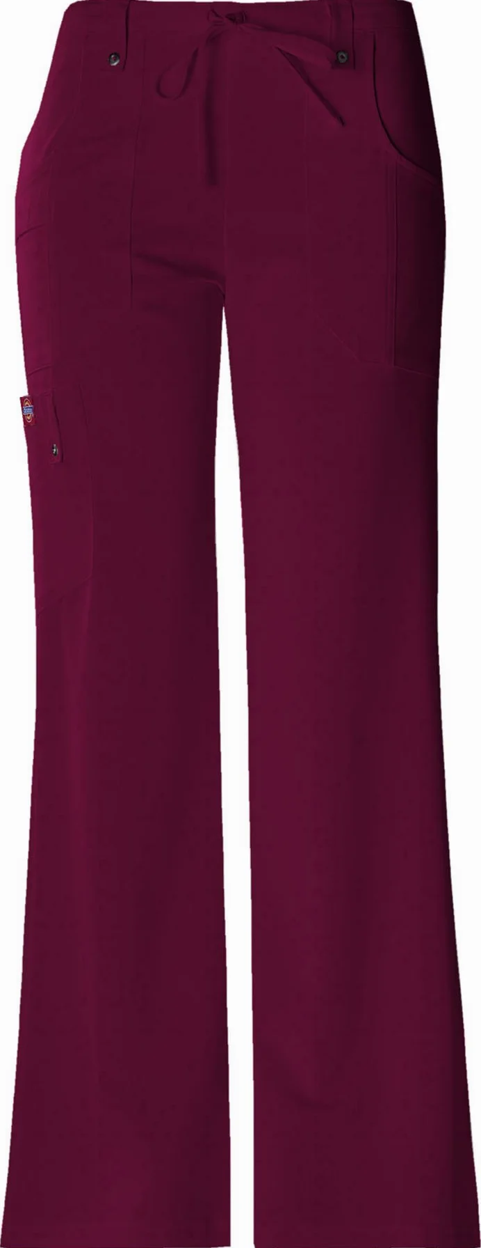 Dickies Męskie klasyczne medyczne spodnie szczotkowe, D-wino., XXX-Large Petite