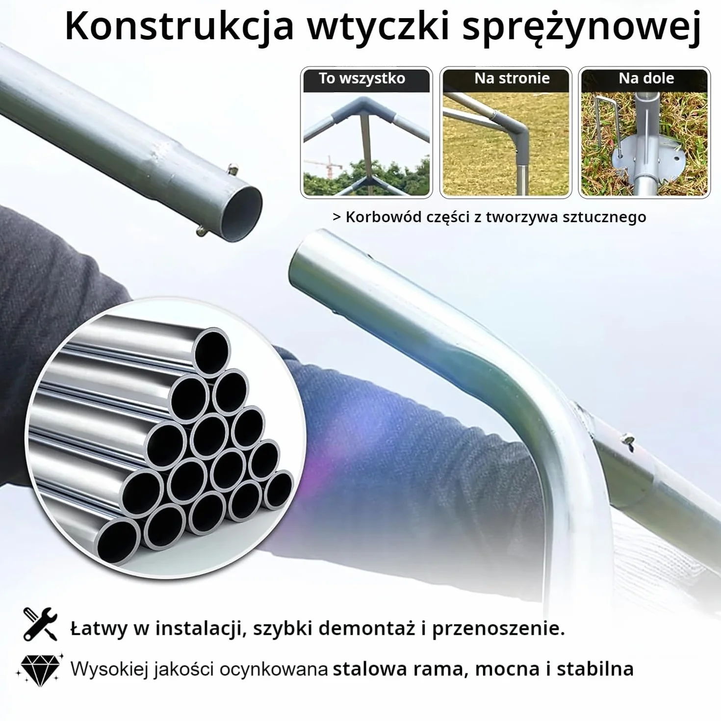 ACXIN Kurnik 3 x 4 x 2 m, wybieg dla kurników, drzwi z zamkiem, ocynkowana, stalowa rama, powlekany PE daszek do klatki dla kur, dla drobiu, małych zwierząt