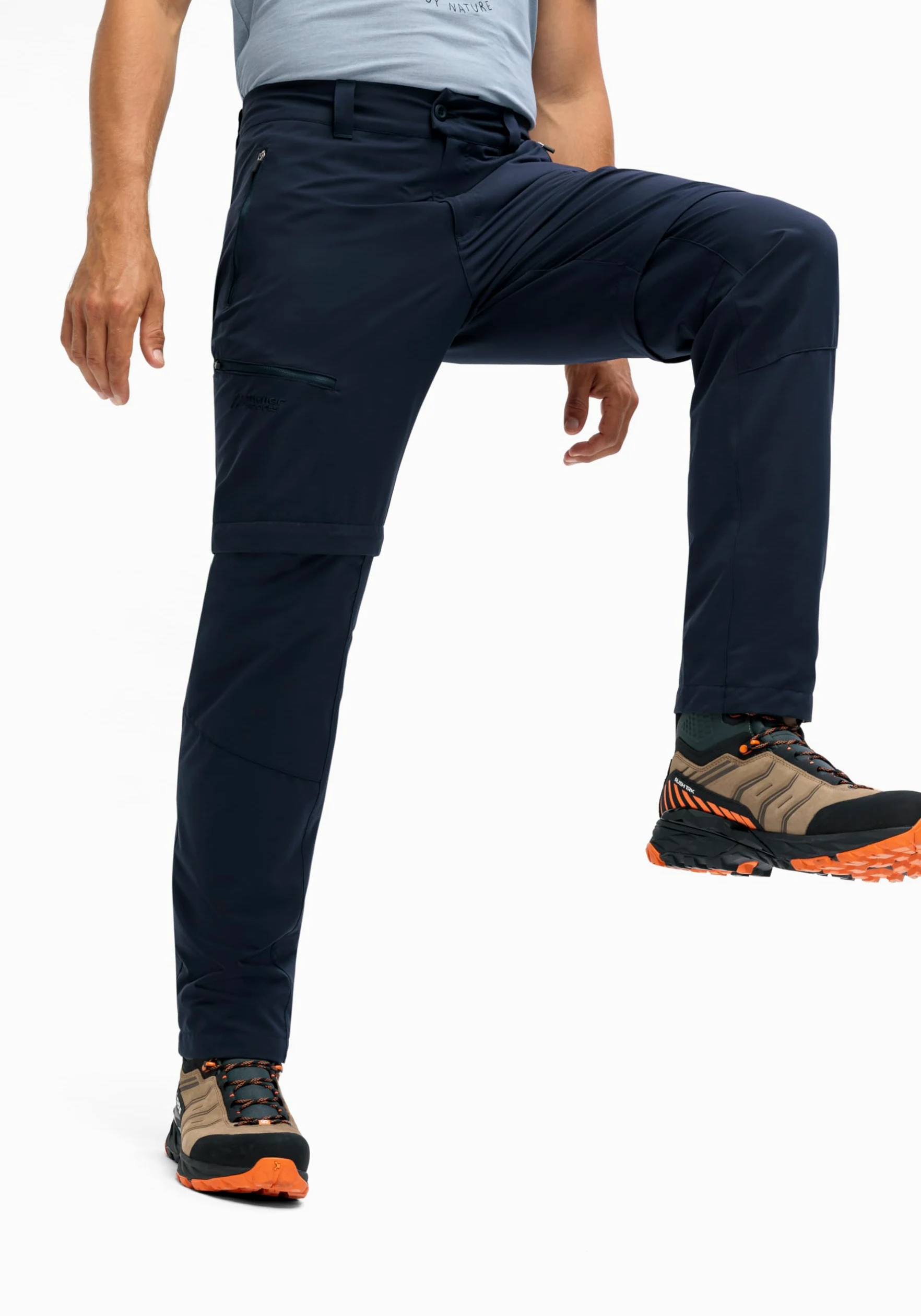 Maier Sports Tajo Zip Loop, męskie spodnie trekkingowe, wodoodporne spodnie outdoorowe do trekkingu i wędrówek, praktyczna funkcja Zipp-Off, bez PFC, mSTRETCH Pro 2 & Dryprotec