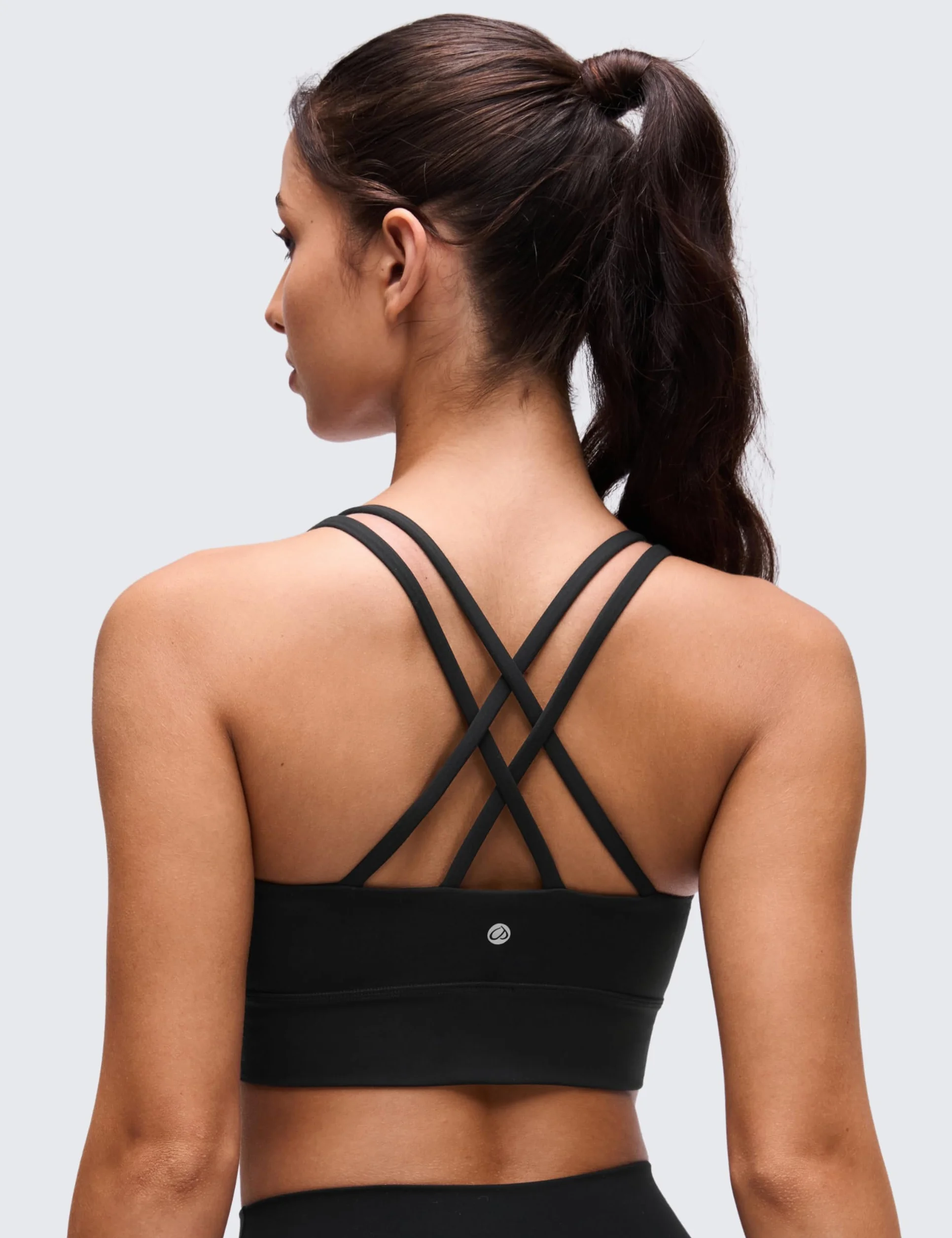 CRZ YOGA Biustonosz sportowy Butterluxe Strappy Longline Softness Mold Womens