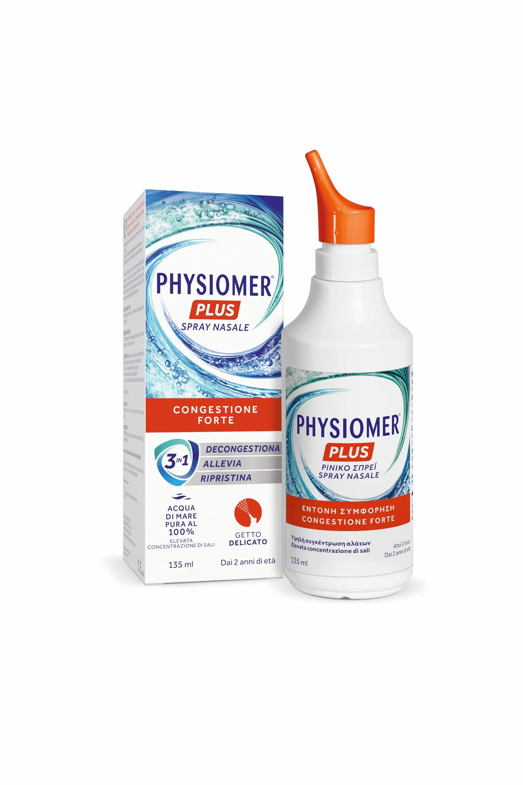 Spray do nosa Physiomer Csr Spray do nosa Ipertonico Confezione Da 135 ml