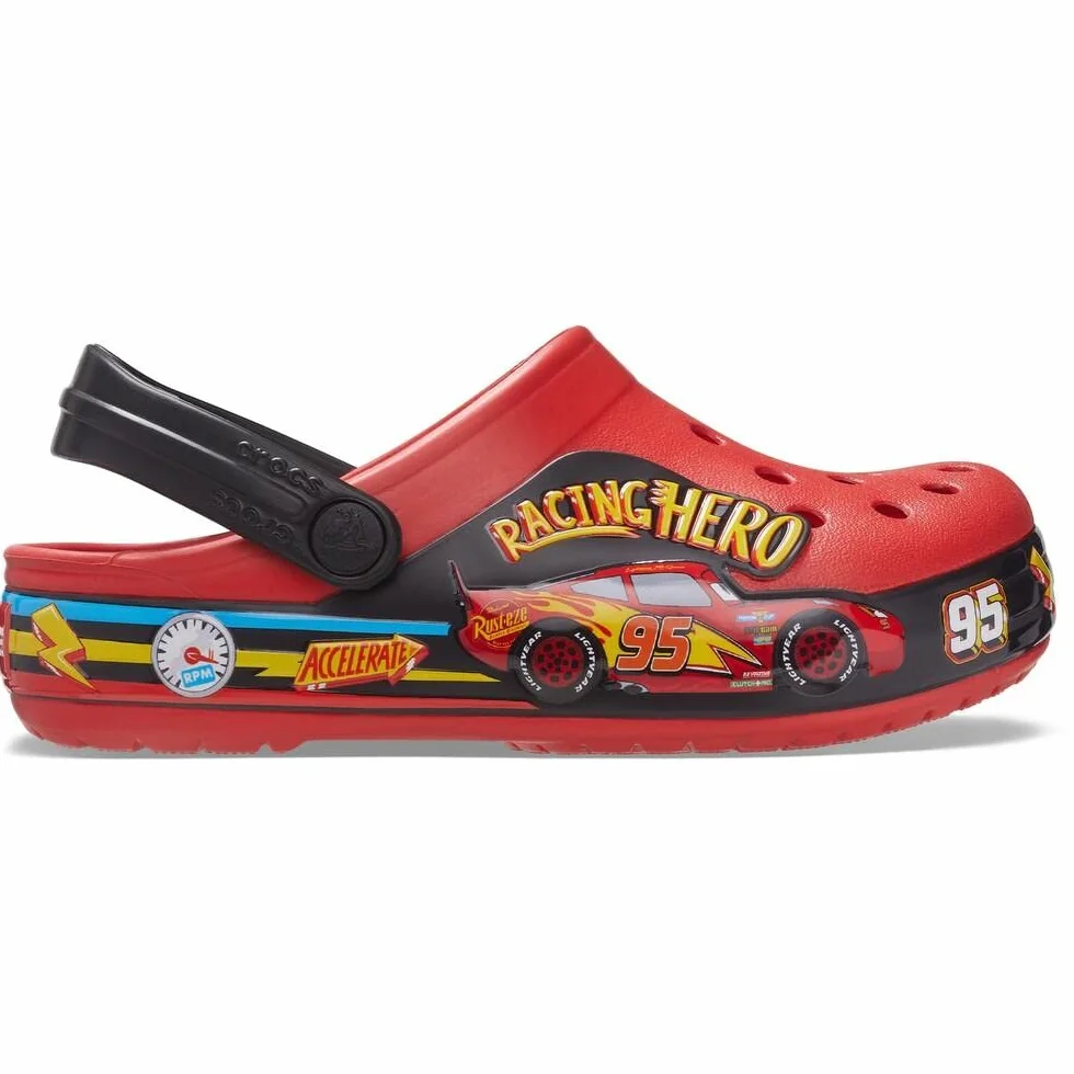 Crocs Uniseks - dzieci Fl Cars Lights Band Clog TChodak