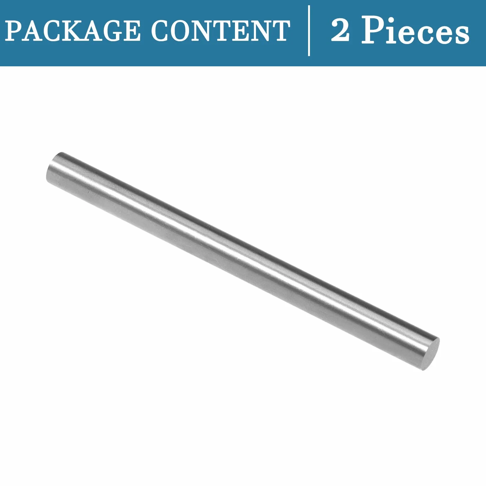 QUARKZMAN 2 sztuki 8 mm x 100 mm pręt okrągły stal szybkotnąca łożysko prętowe do przemysłowej tokarki, skrzyni biegów, igieł do grawerowania