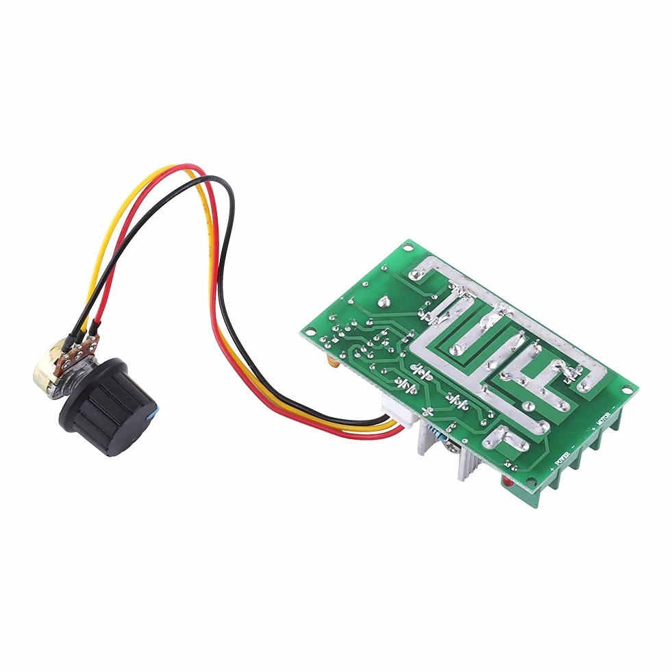 Sterownik prędkości silnika PWM DC 12 V 24 V 36 V 48 V 20A Moduł sterownika silnika prądu stałego Wysokowydajny regulator prądu