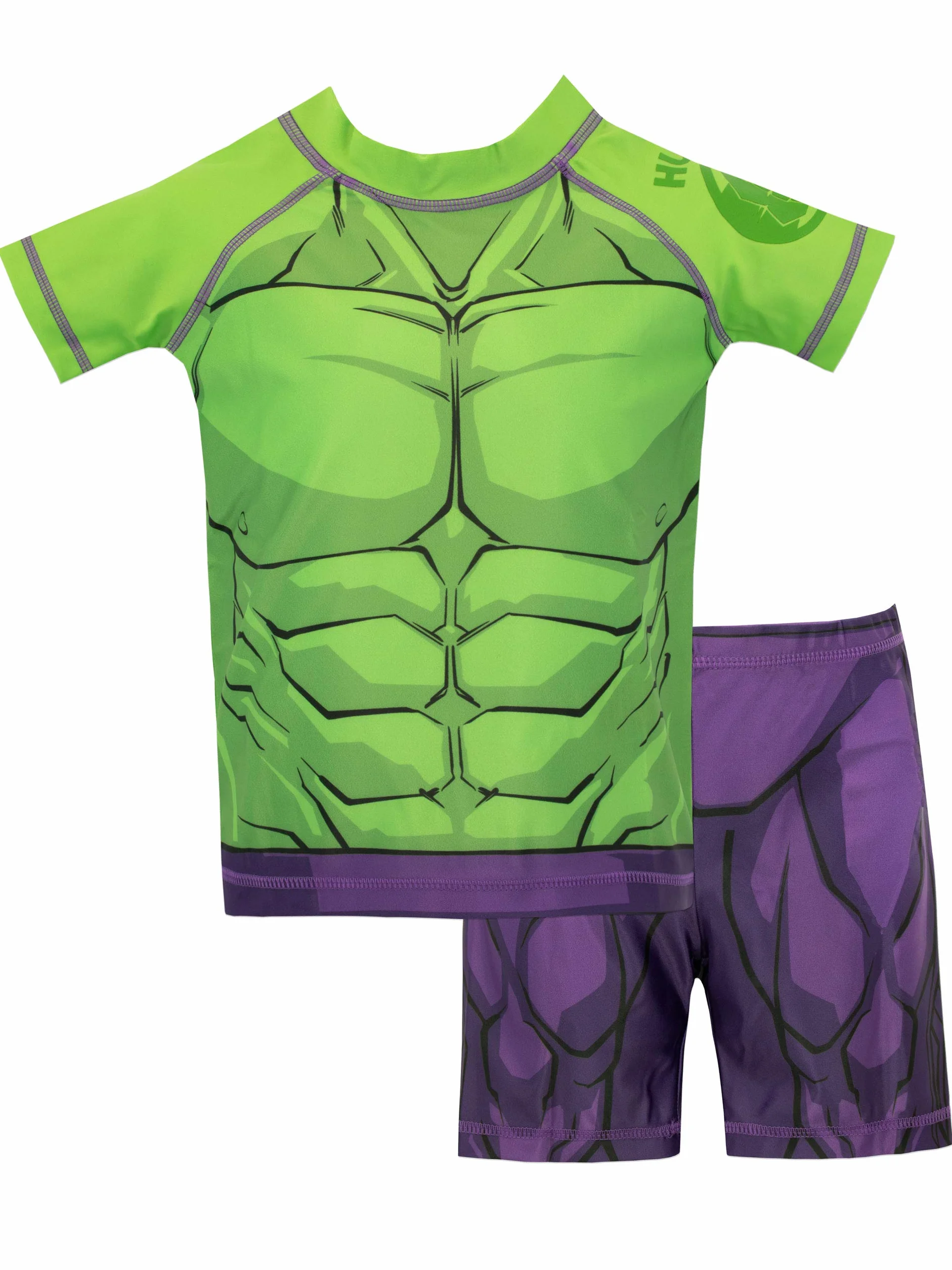 Marvel Chłopcy Der Unglauliche Hulk dwuczęściowy kostium kąpielowy