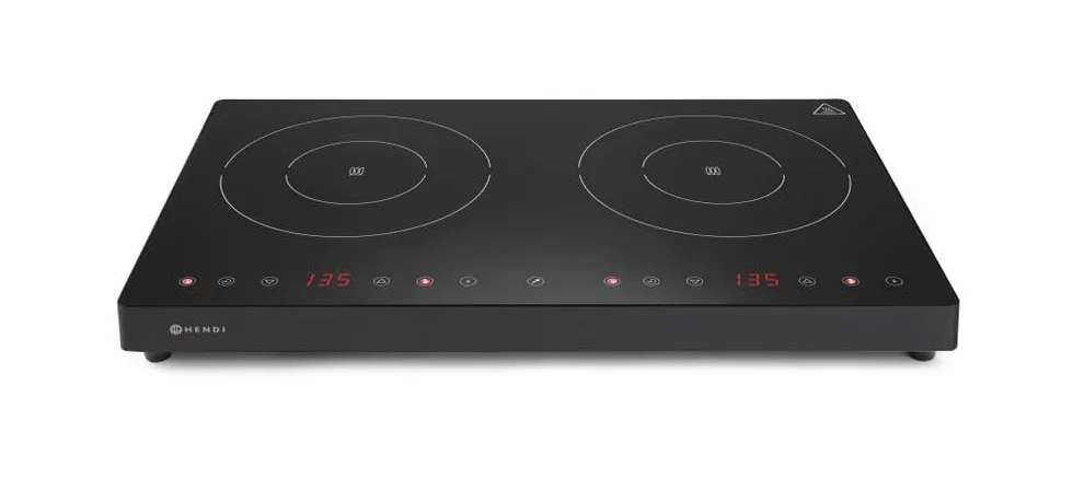 HENDI Kuchenka indukcyjna podwójna Black Line 2000W+ 1500W