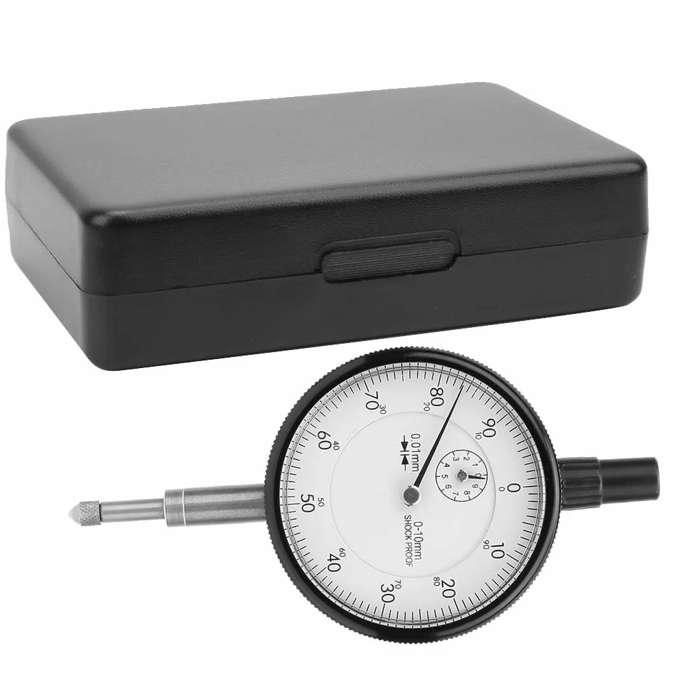 Tarcza, narzędzie pomiarowe, dokładność 0,01 mm, zakres 0-10 mm, wskaźnik tarczy, wyświetlacz mechaniczny, radełkowana konstrukcja, wysokiej jakości aluminiowa obudowa nie rdzewieje