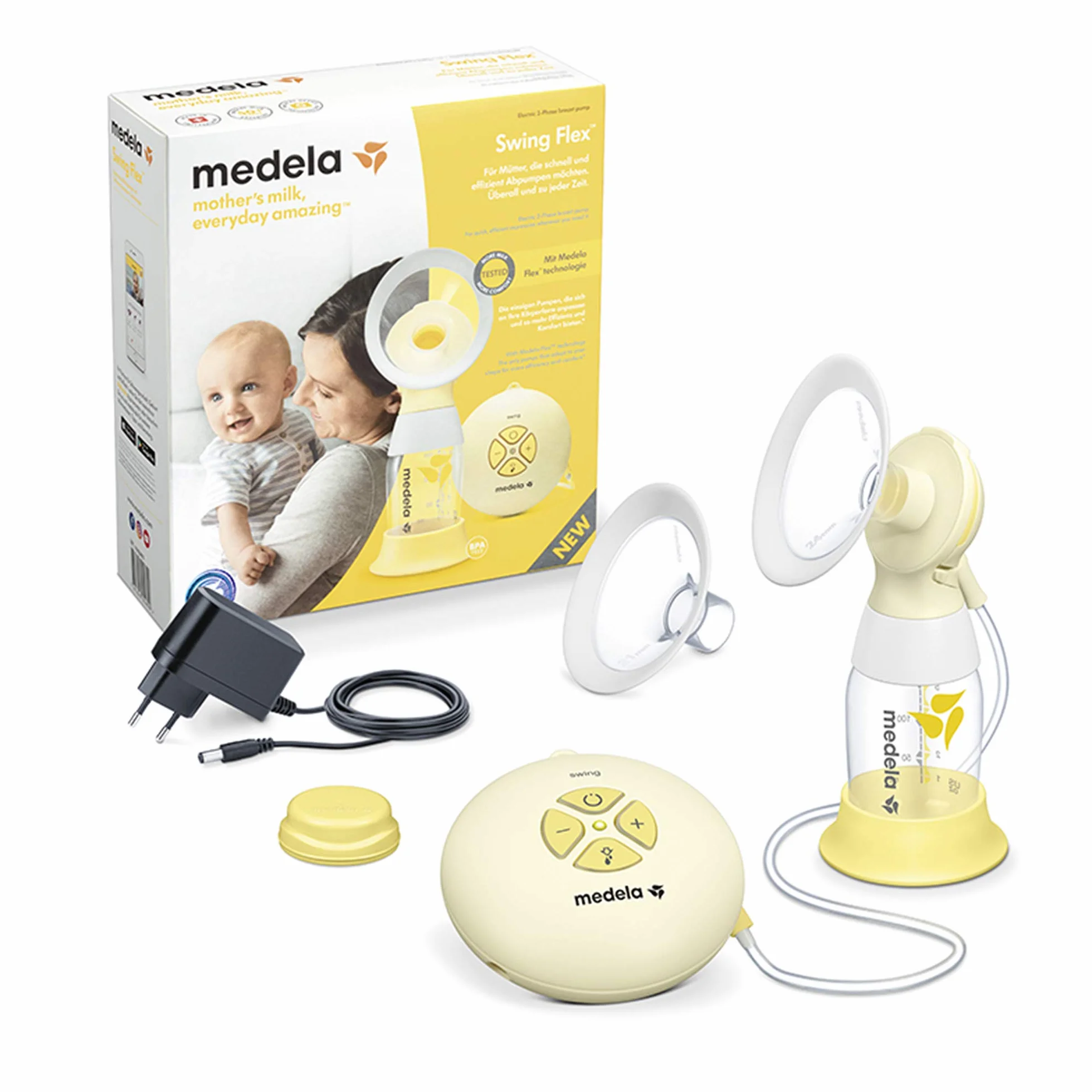 Medela 101033873 Laktator, Żółty, ‎30.5 x 6 x 27 cm; 600 g