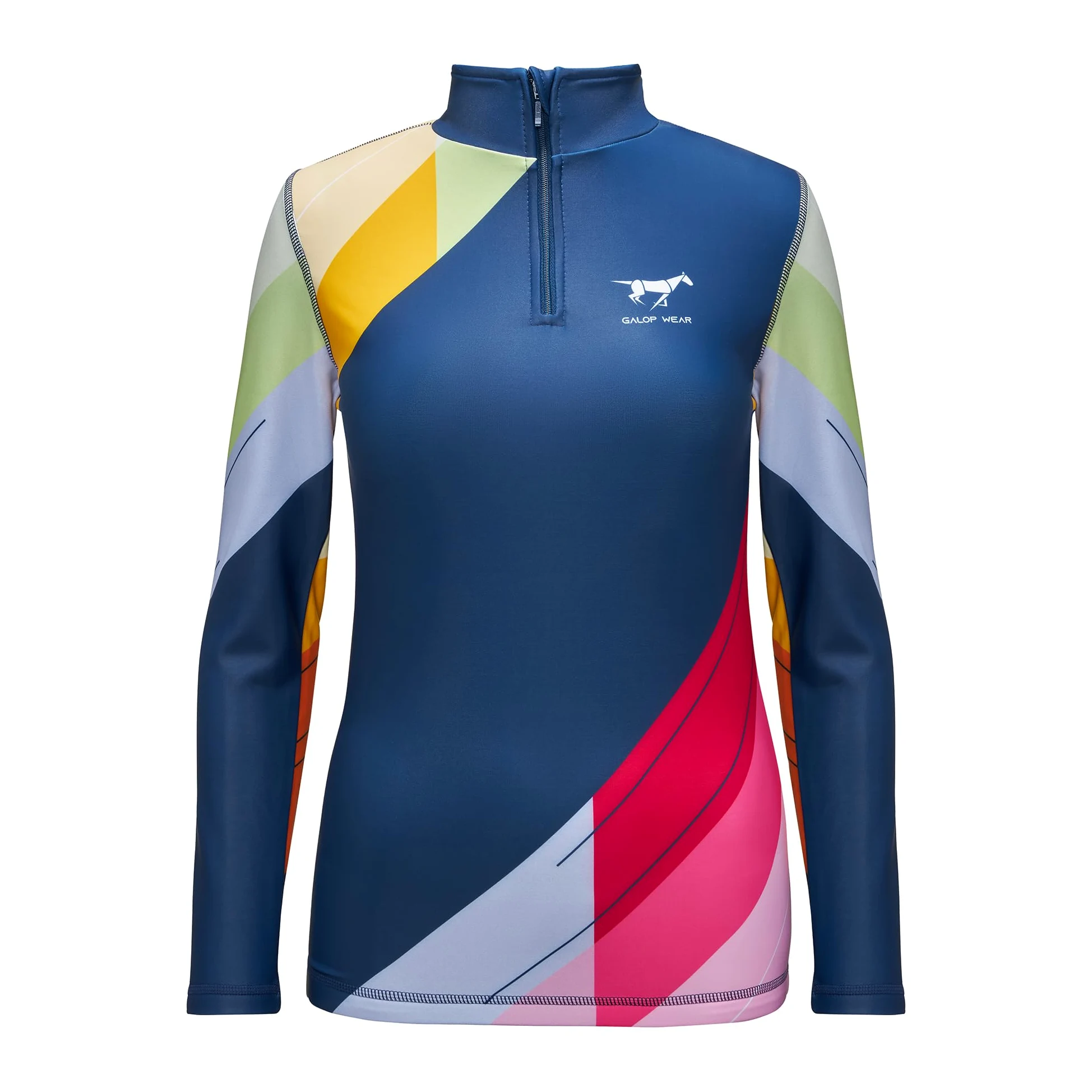 Bluza jeździecka młodzieżowa GALOP WEAR Crazy Colors | elastyczna i oddychająca