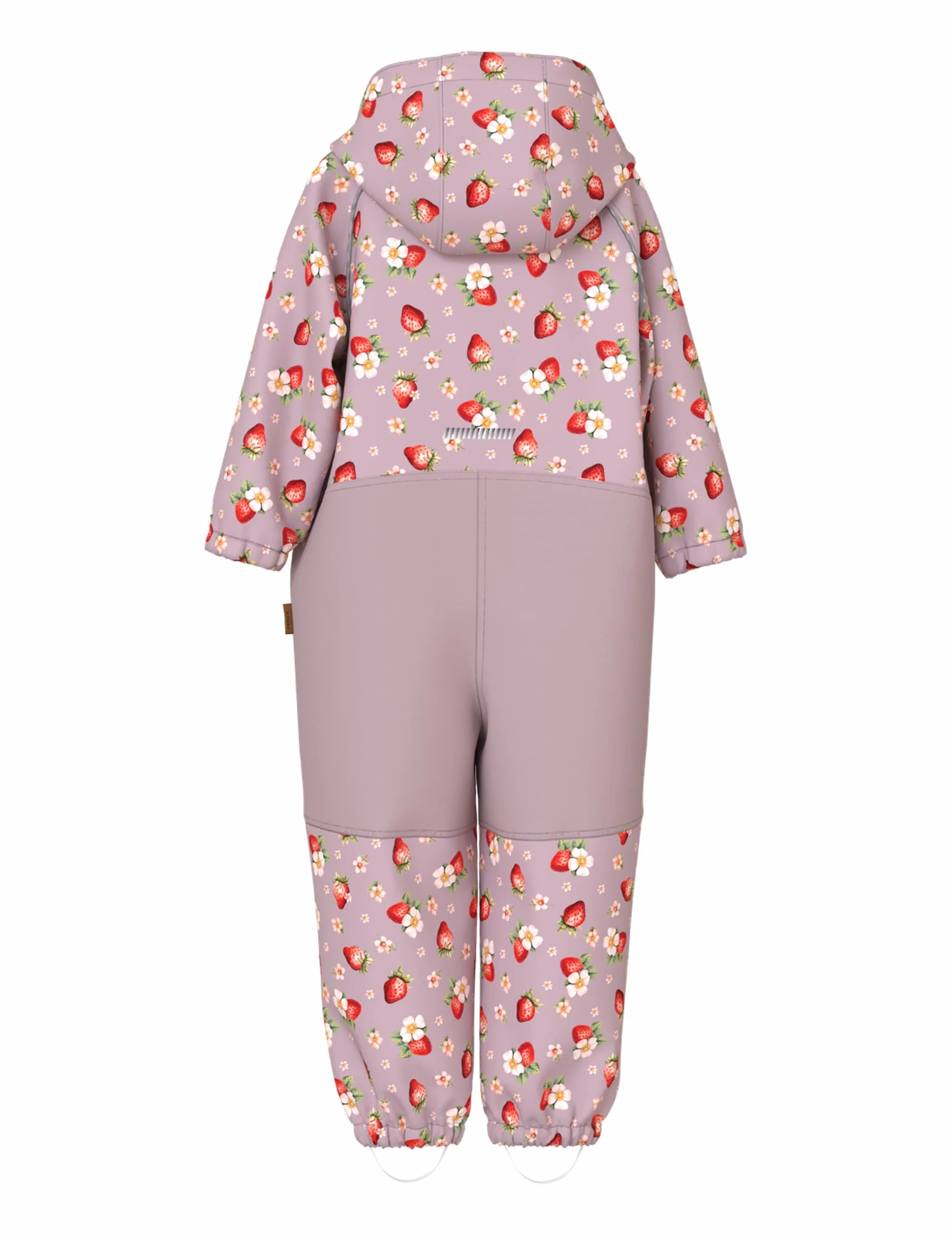 NAME IT Dziewczęcy Nmfalfa08 Softshell Suit AOP 1Fo Noos, Keepsake Lilac, 122