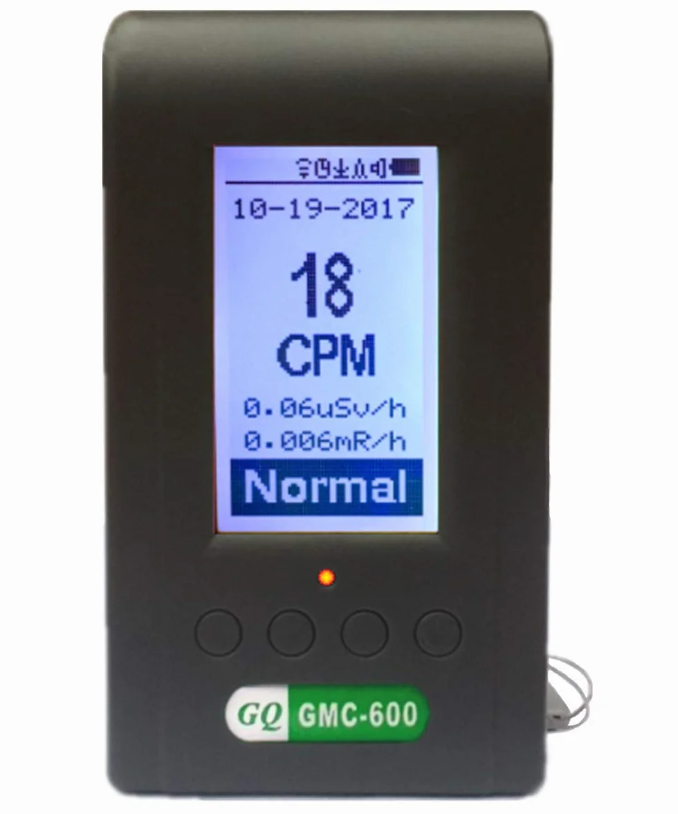 GQ GMC-600 Plus Geiger Counter Detektor Dozymetr Alpha Beta Gamma XRay LND 7317 rura czujnika