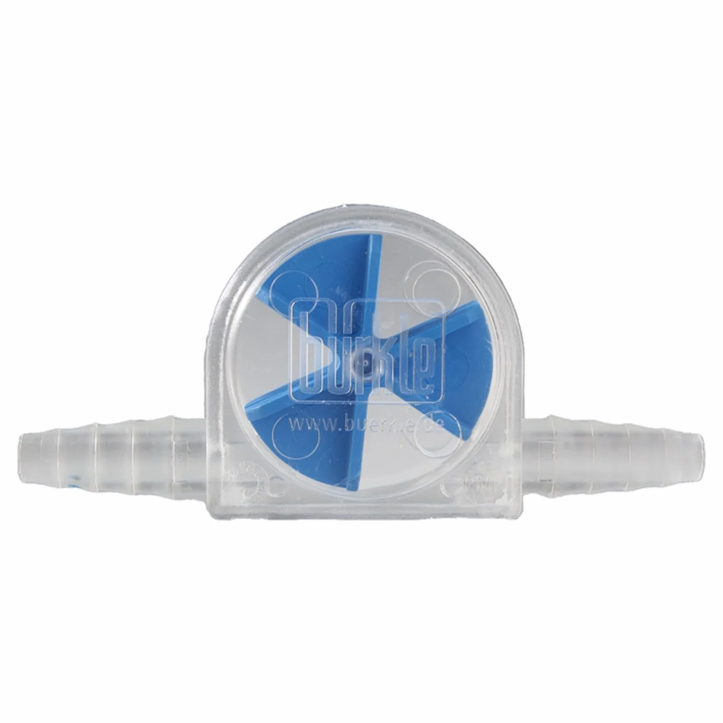 Bürkle SAN wskaźnik przepływu do węży wewnętrznych 6 mm-11 mm, przezroczysty