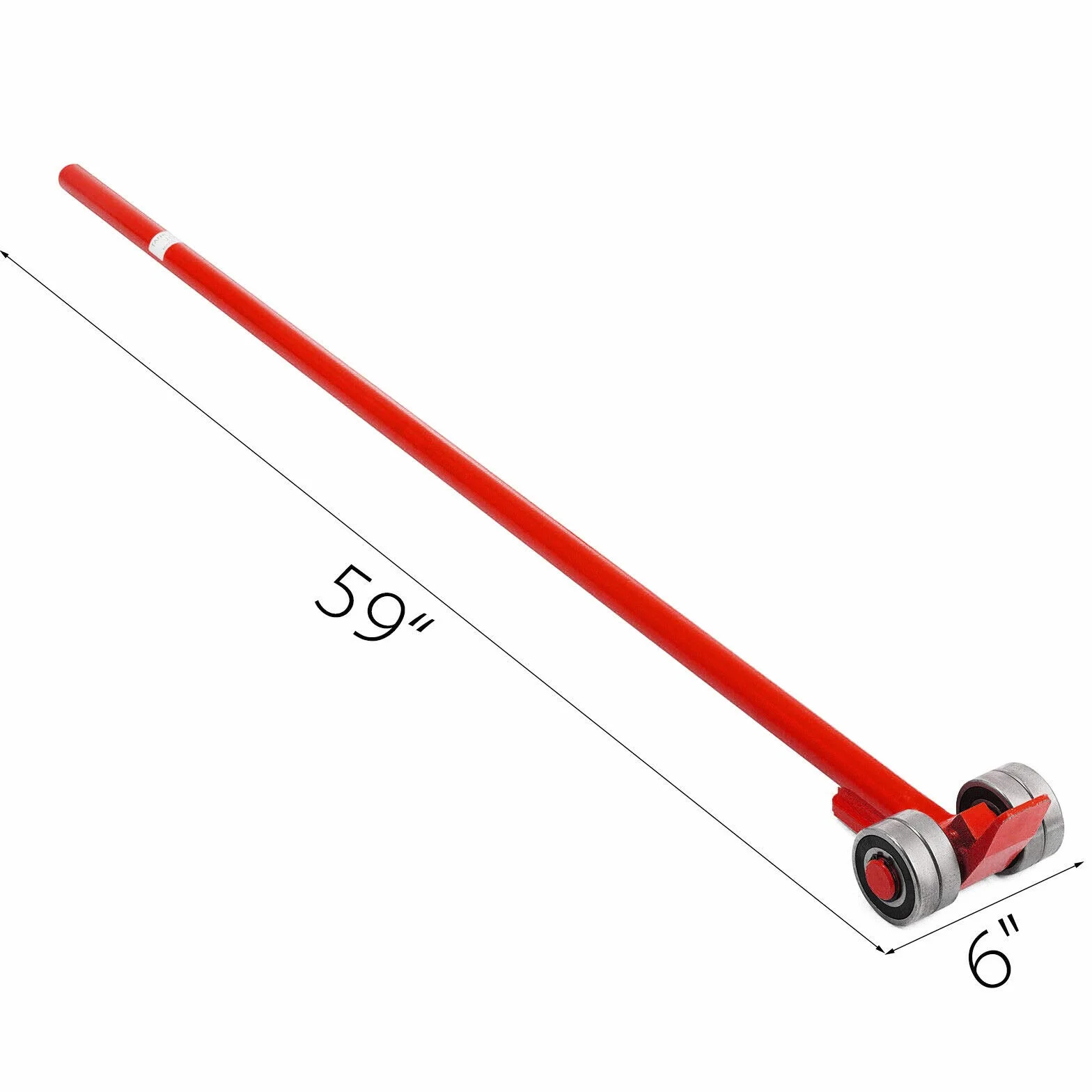 VEVOR Dźwignia z rolkami 150 cm długość uchwytu dźwignia koła maks. nośność do 3 ton, narzędzie podnoszące ze stali węglowej, idealne do metalurgii, budowy samochodów, budowy maszyn