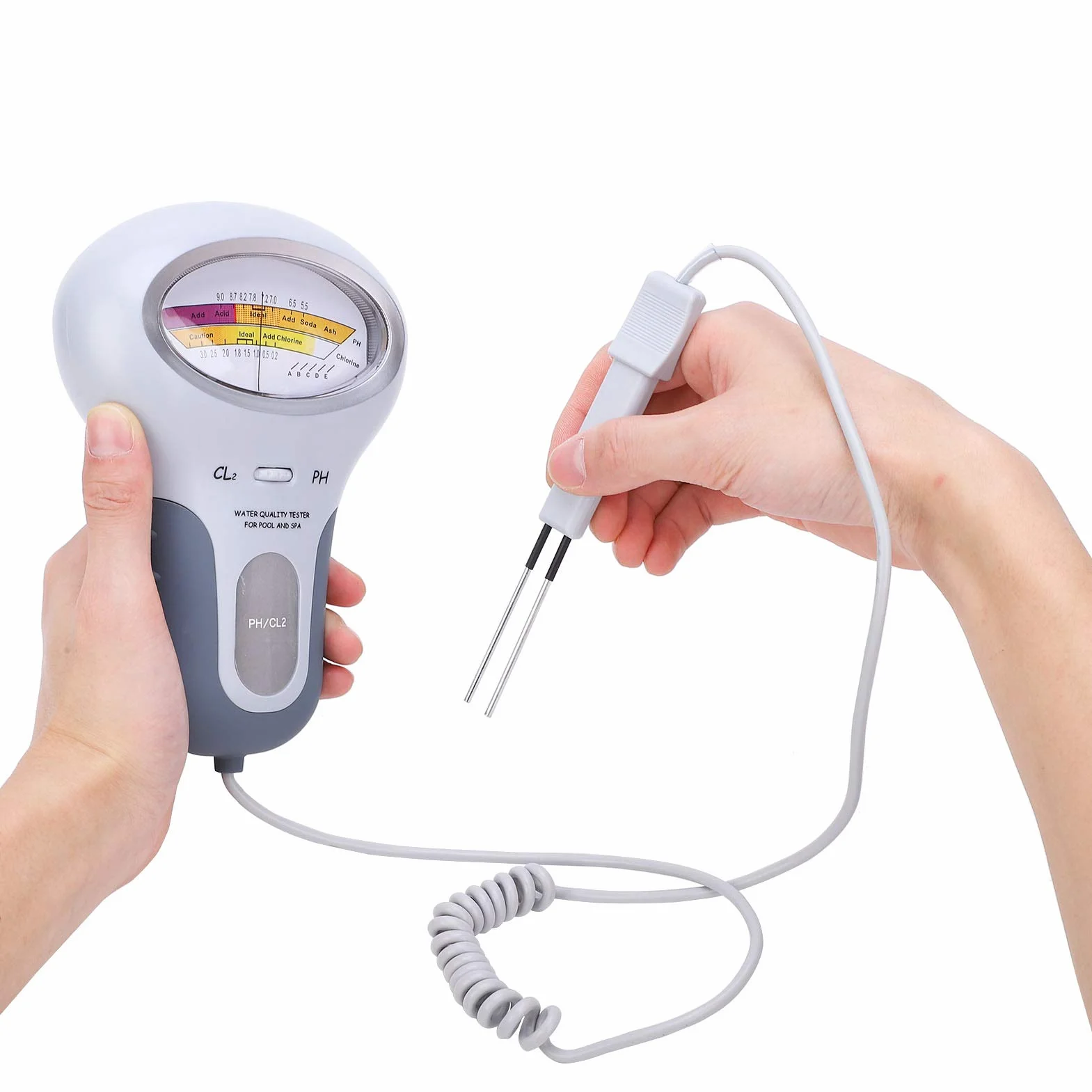 PC 102B CL2 Chlor, Basen Spa jakość Wody Testowanie Bakterii w Basenie Tester Ph Tester Ph Analizator z sondą