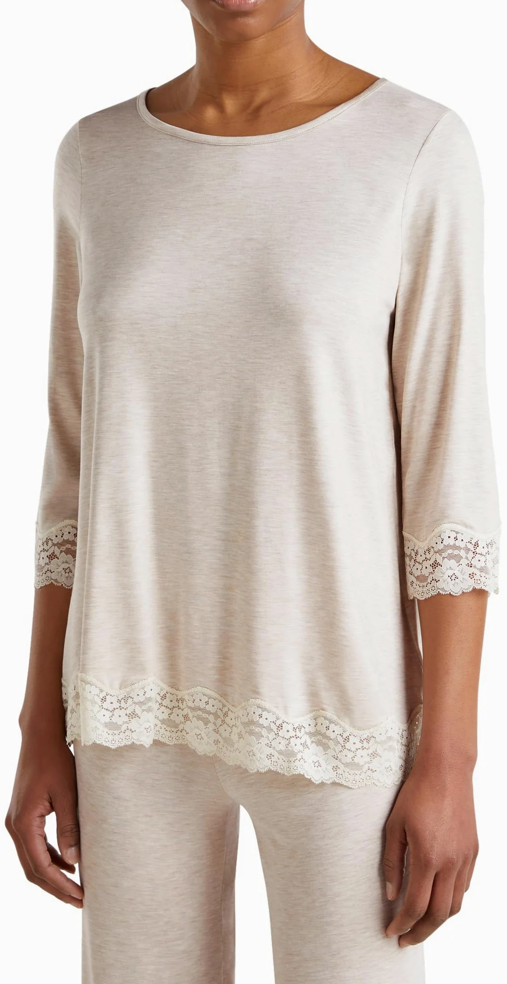 United Colors of Benetton Góra od pidżamy Kobiety Maglia M/L 3z123m07e