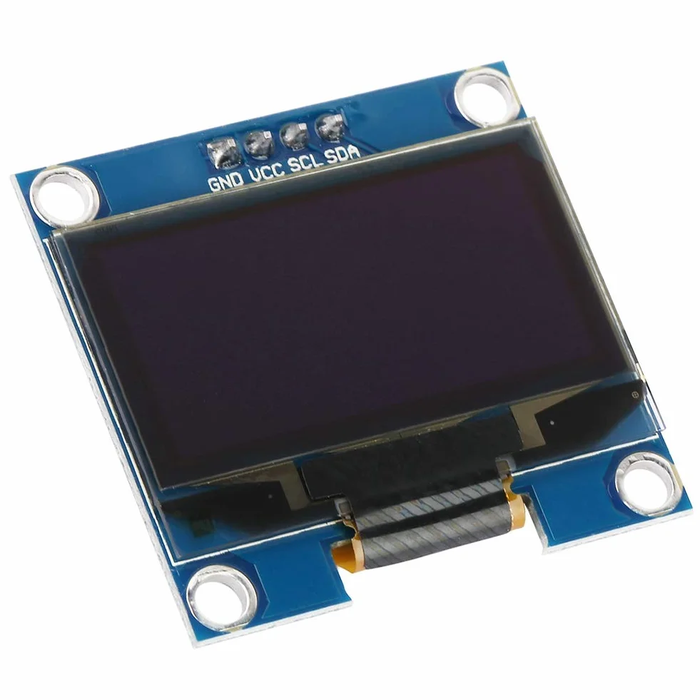 Moduł wyświetlacza OLED 1,3 cala rozdzielczość 128 x 64 4-pinowy I2C SSD1106 do inteligentnych urządzeń MP3 niebieski